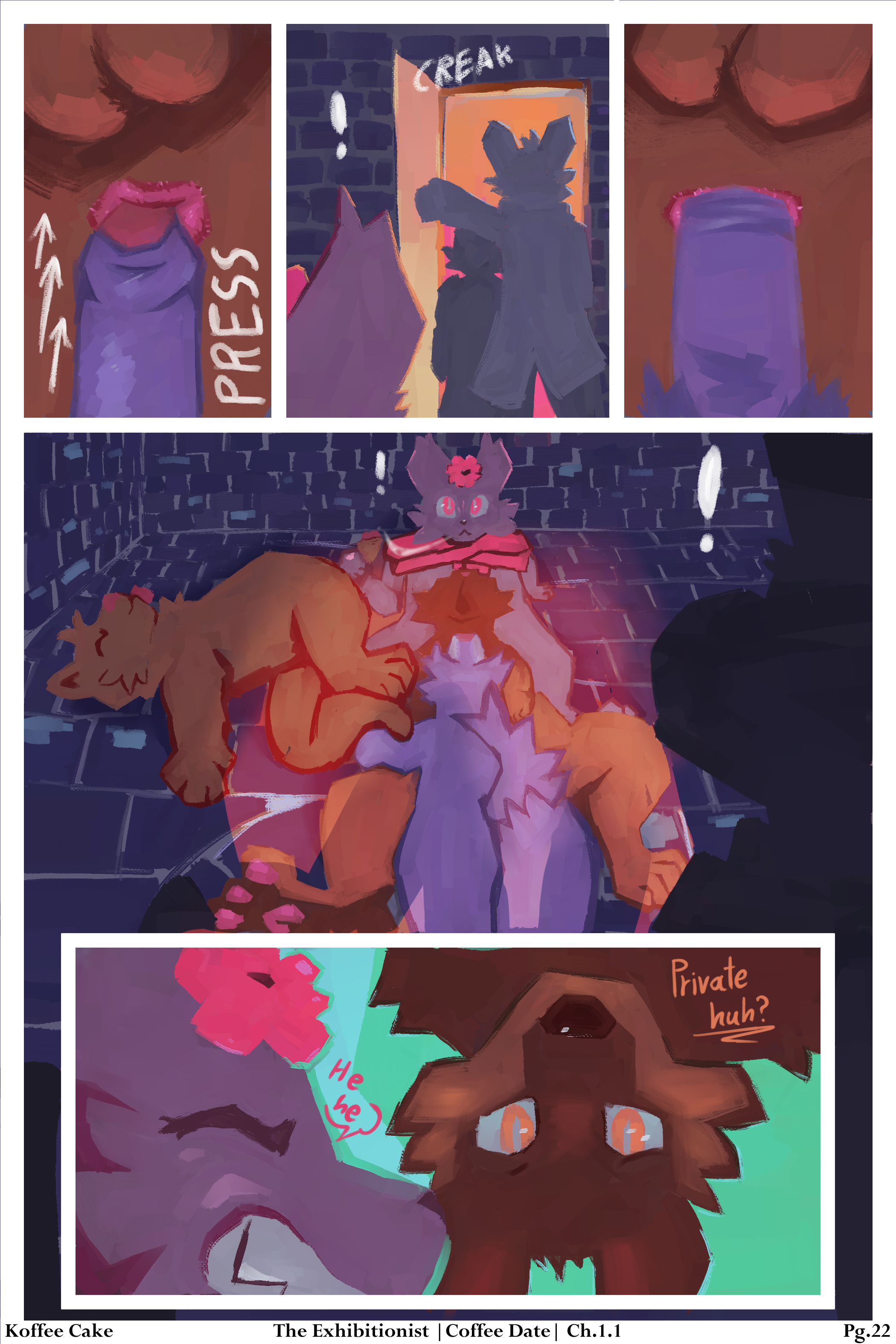 The Exhibitionist Chapter 1.1 by koffeecake - page 22 of 29 - Furry Comics, Gay