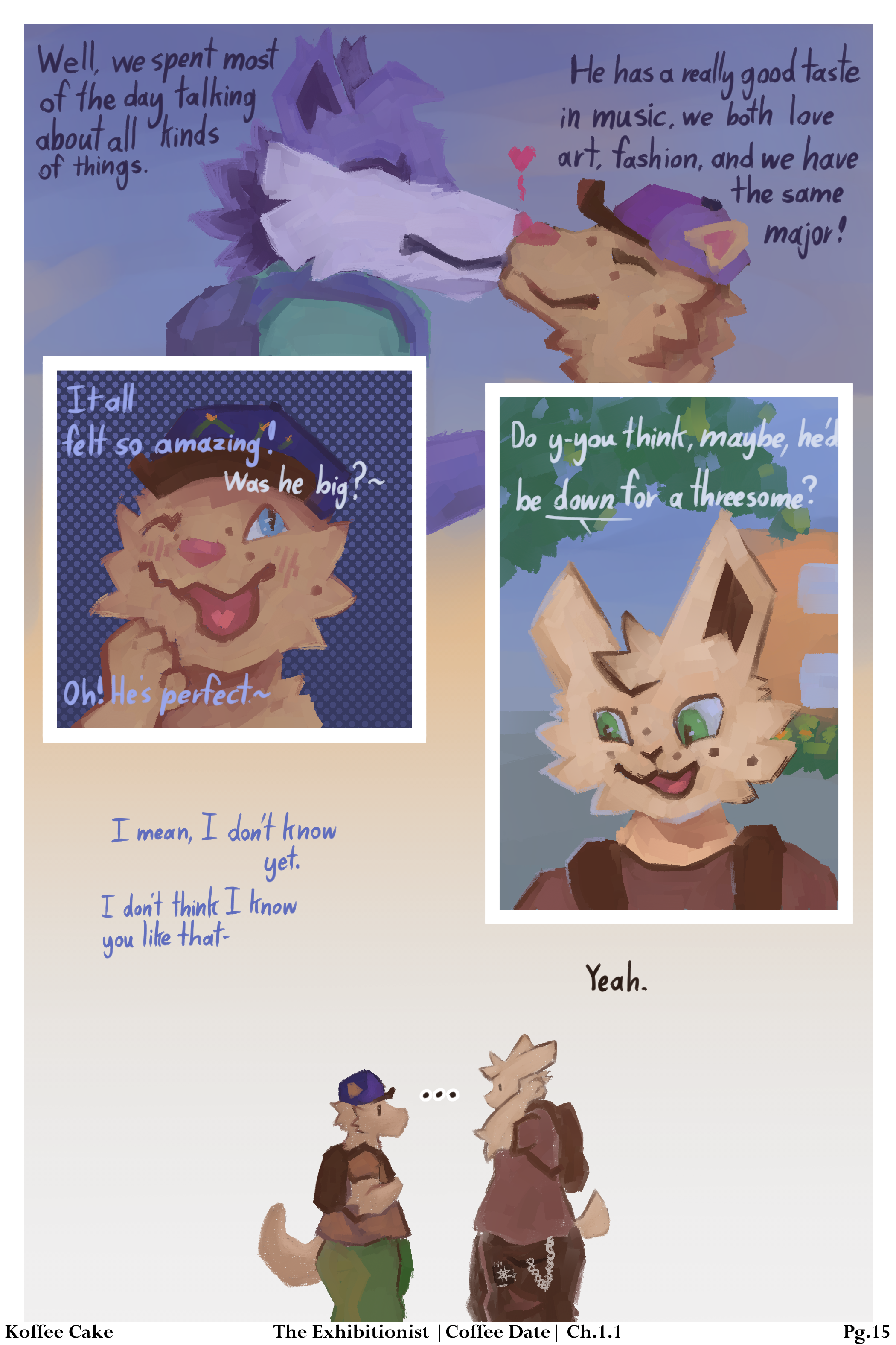 The Exhibitionist Chapter 1.1 by koffeecake - page 15 of 29 - Furry Comics, Gay