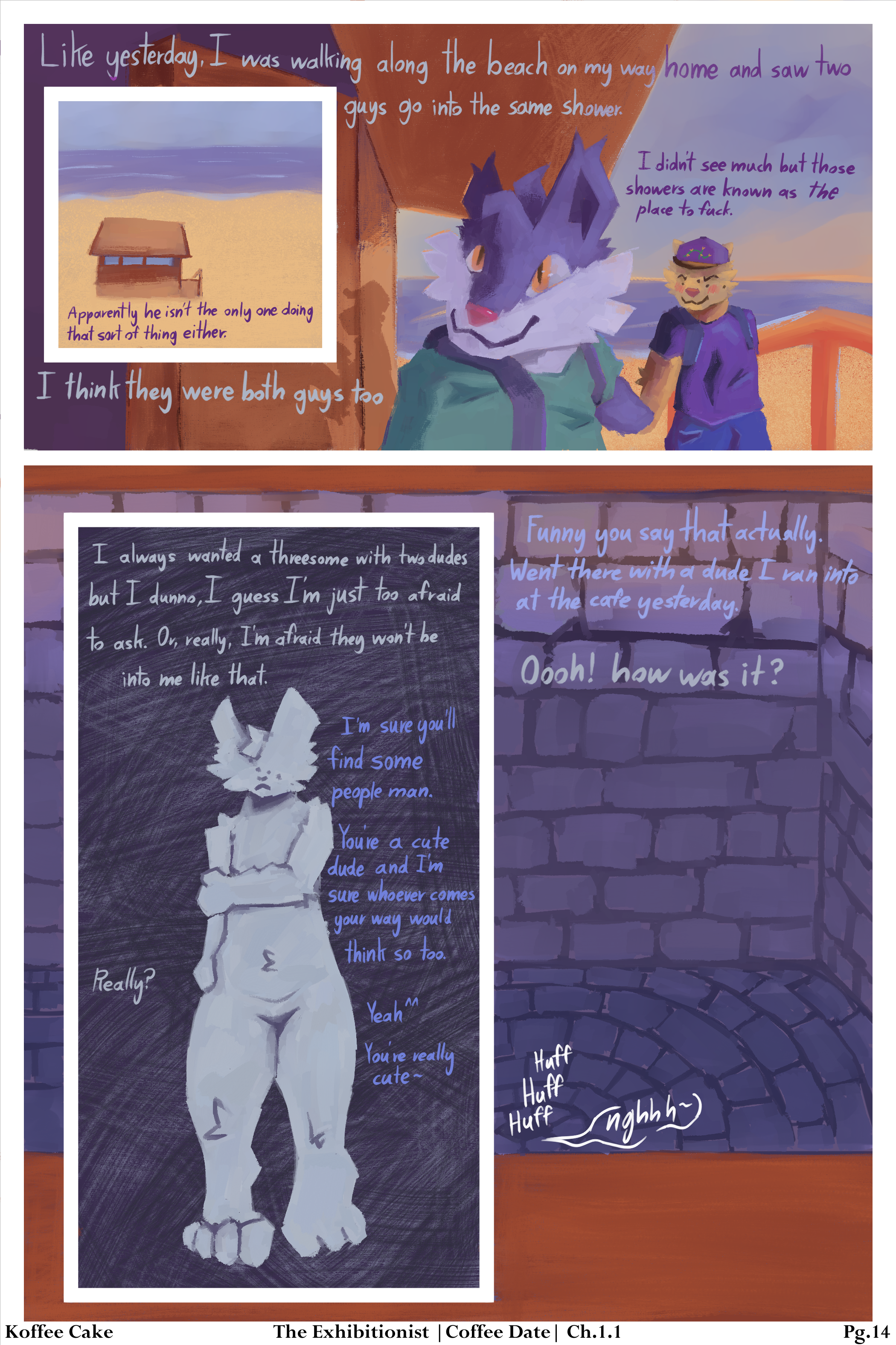 The Exhibitionist Chapter 1.1 by koffeecake - page 14 of 29 - Furry Comics, Gay