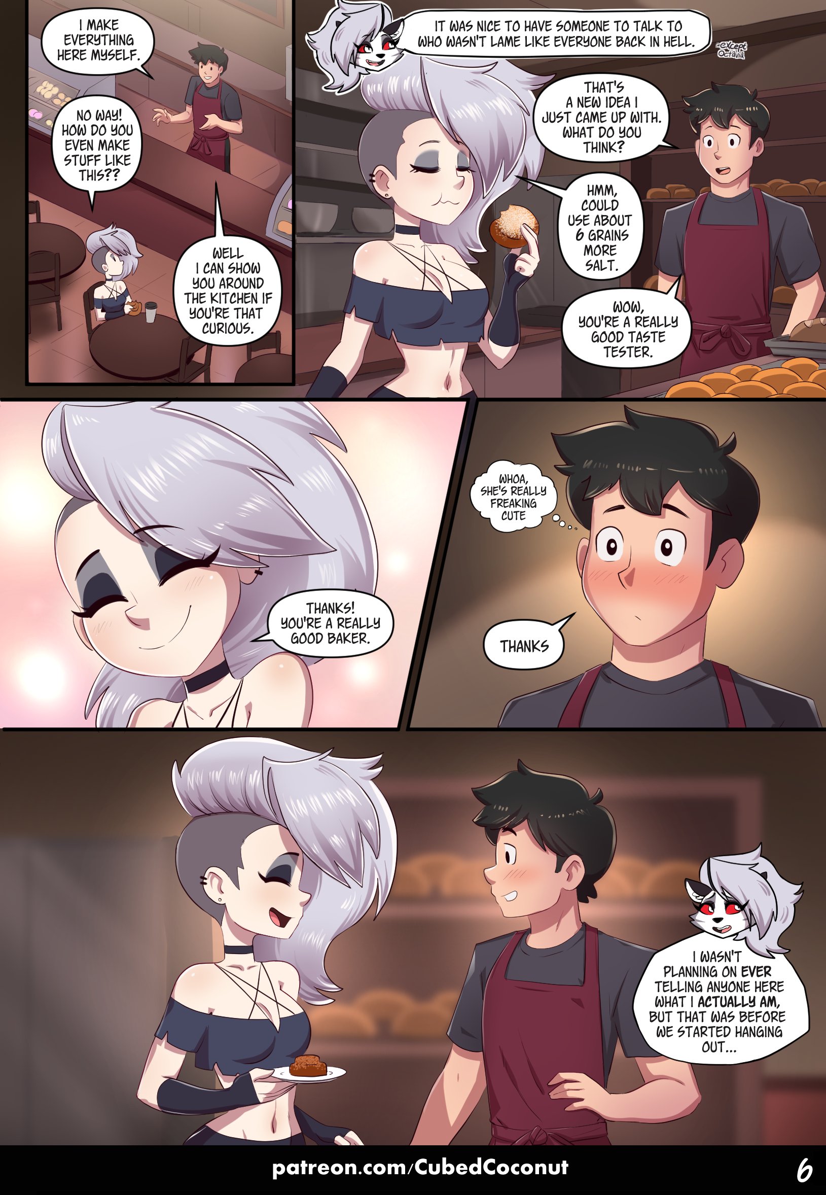 The Human And The Hellhound by cubedcoconut - page 7 of 10 - Furry Comics, Straight, Parody: Helluva Boss