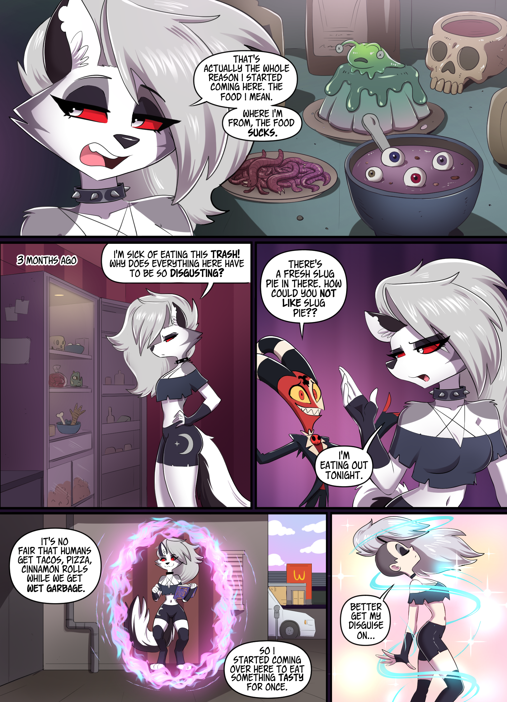 The Human And The Hellhound by cubedcoconut - page 5 of 10 - Furry Comics, Straight, Parody: Helluva Boss