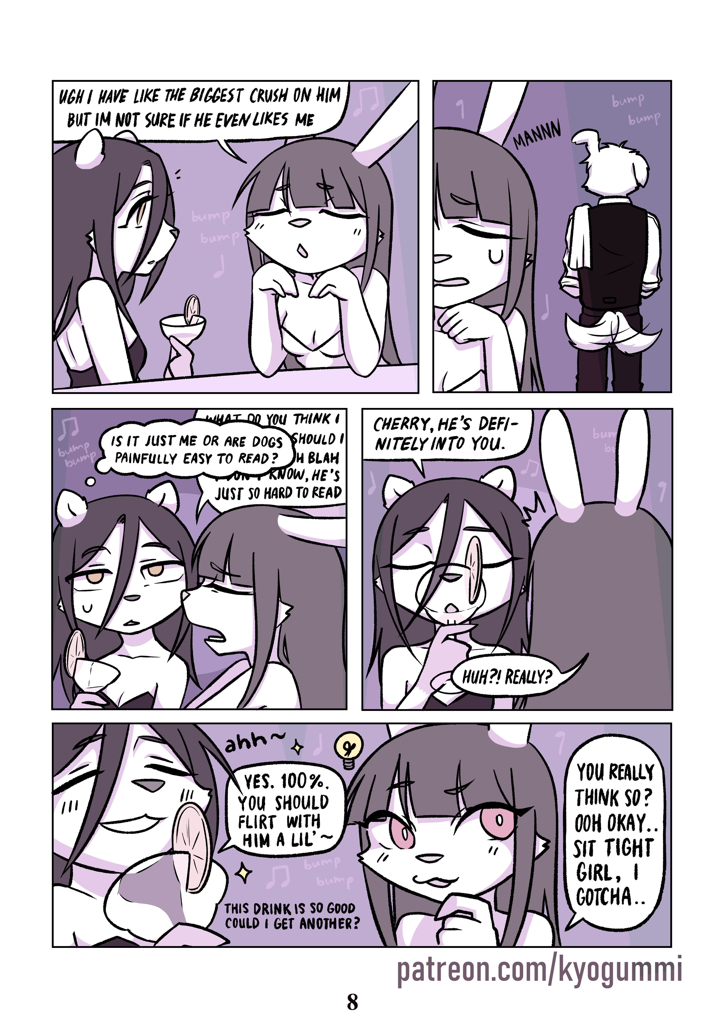The Wolf and the Wallflower by kyogummi - page 9 of 19 - Furry Comics, Futanari