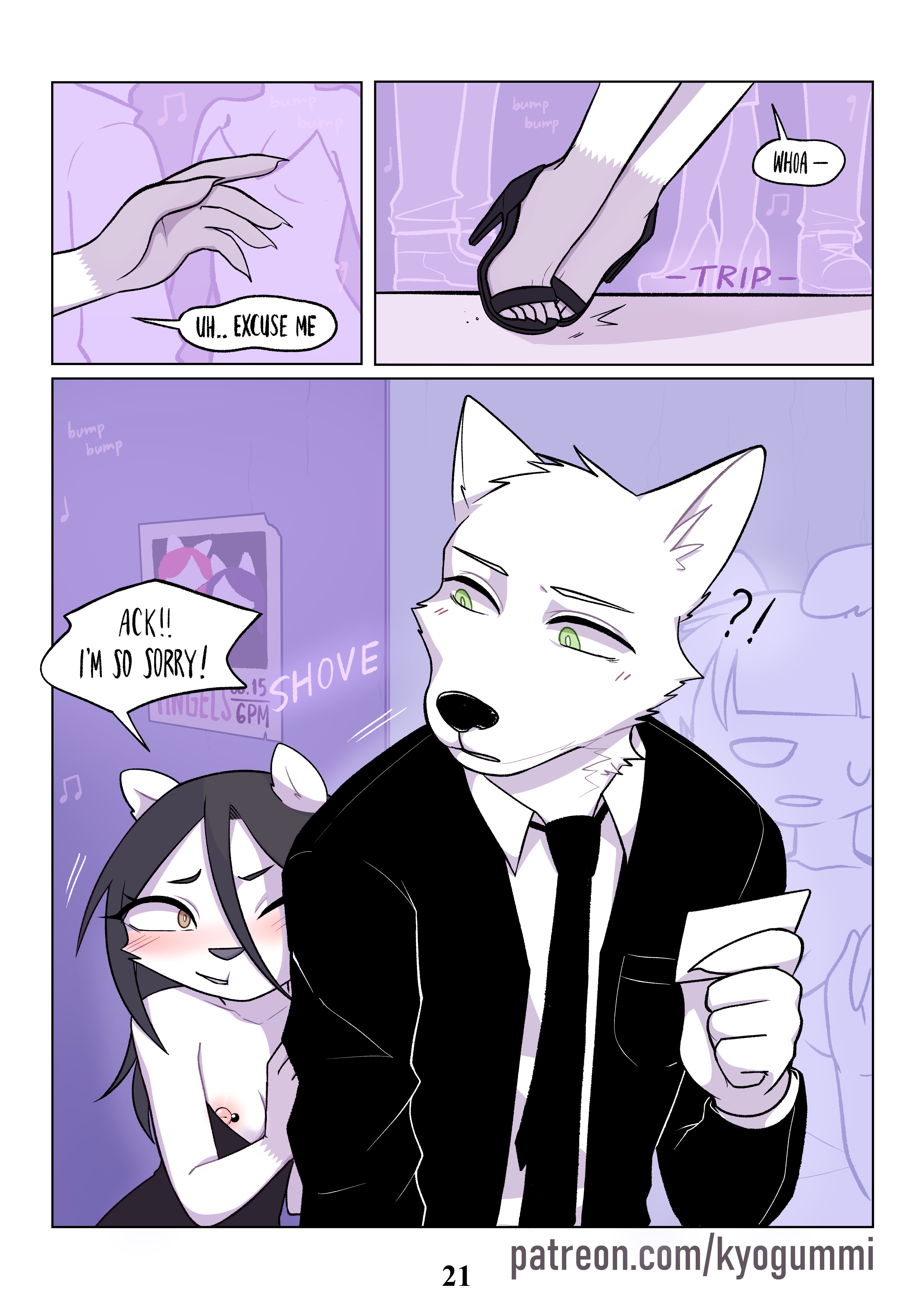 The Wolf and the Wallflower by kyogummi - page 22 of 23 - Furry Comics, Futanari