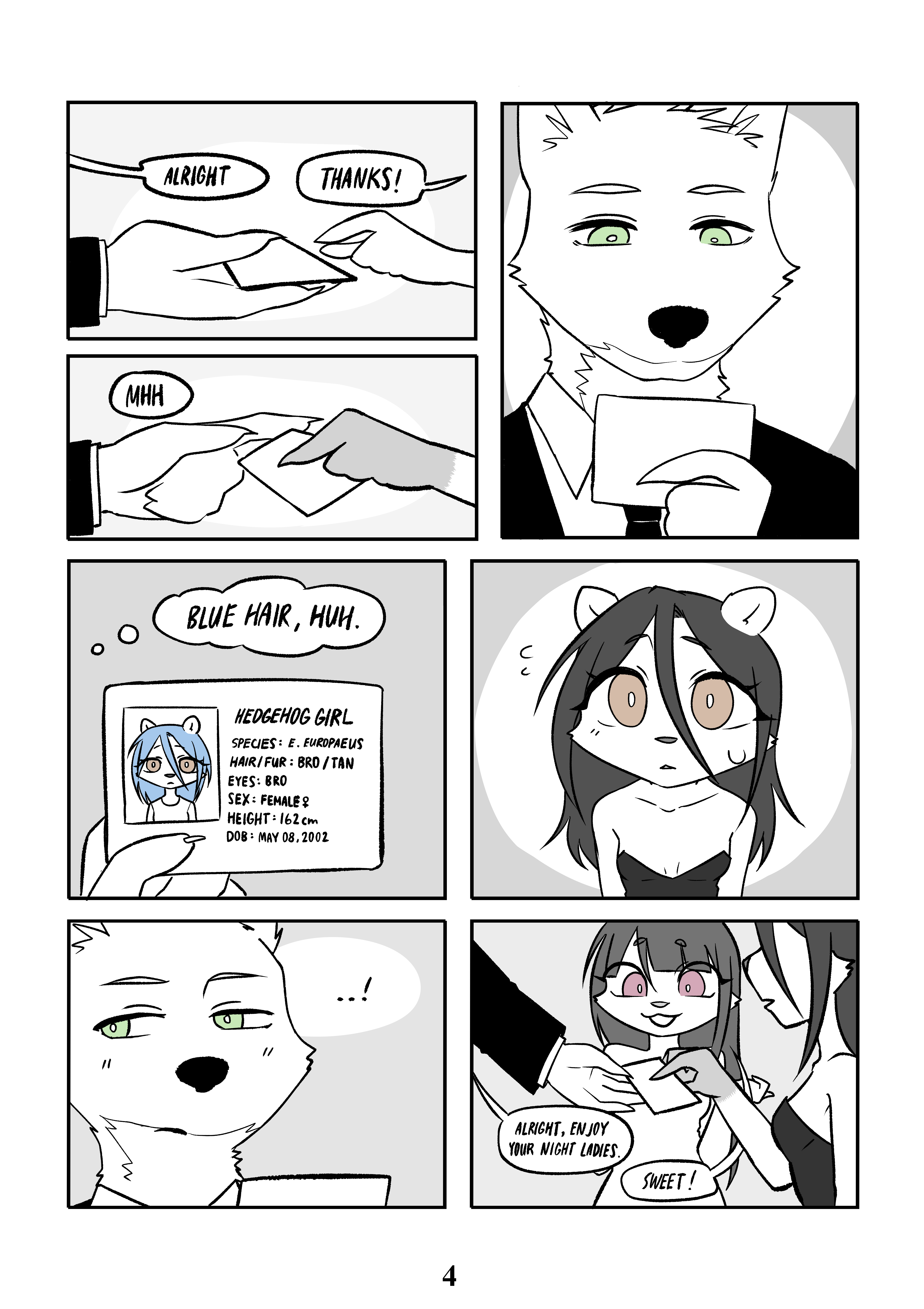 The Wolf and the Wallflower by kyogummi - page 5 of 19 - Furry Comics, Futanari