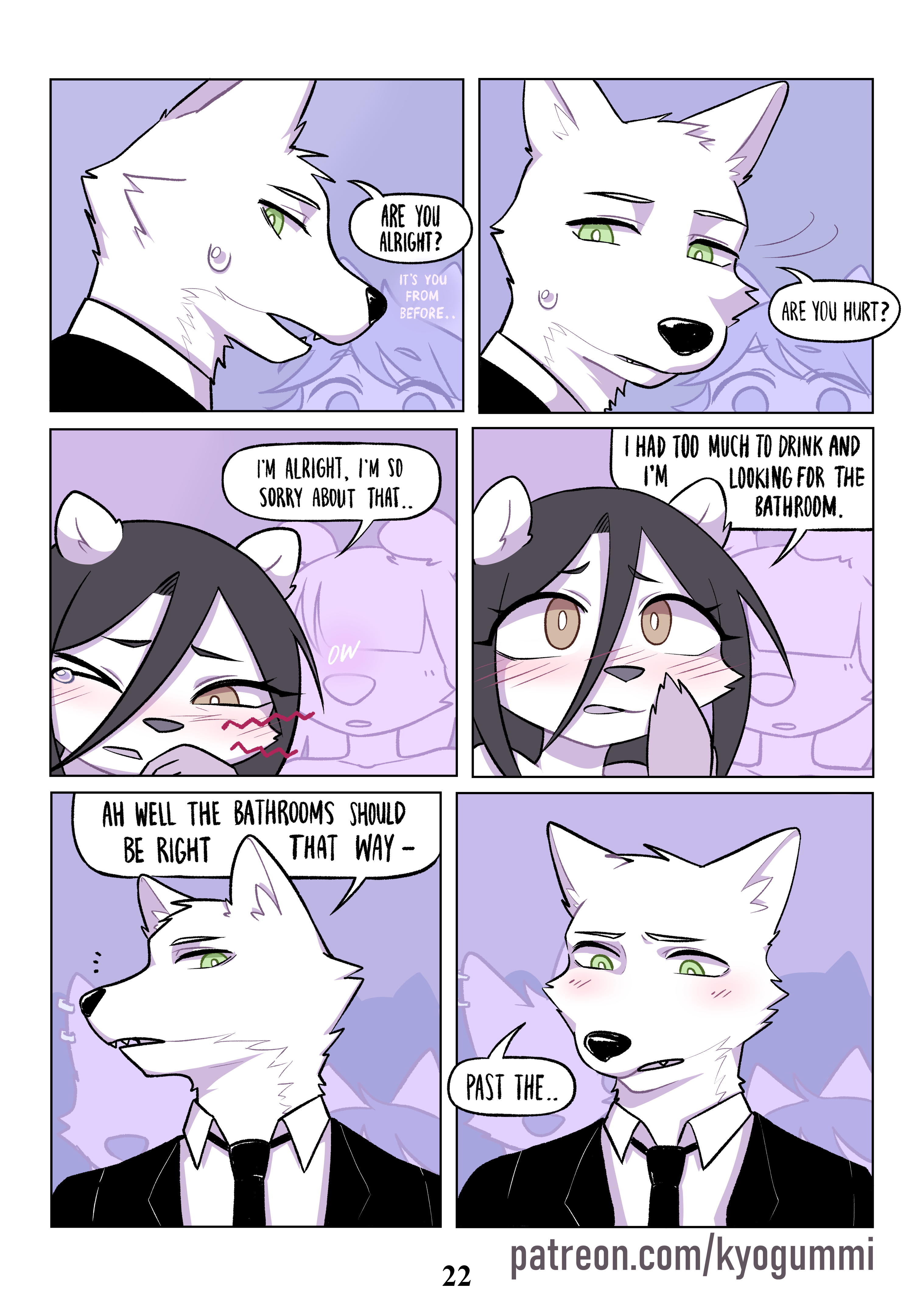 The Wolf and the Wallflower by kyogummi - page 23 of 23 - Furry Comics, Futanari