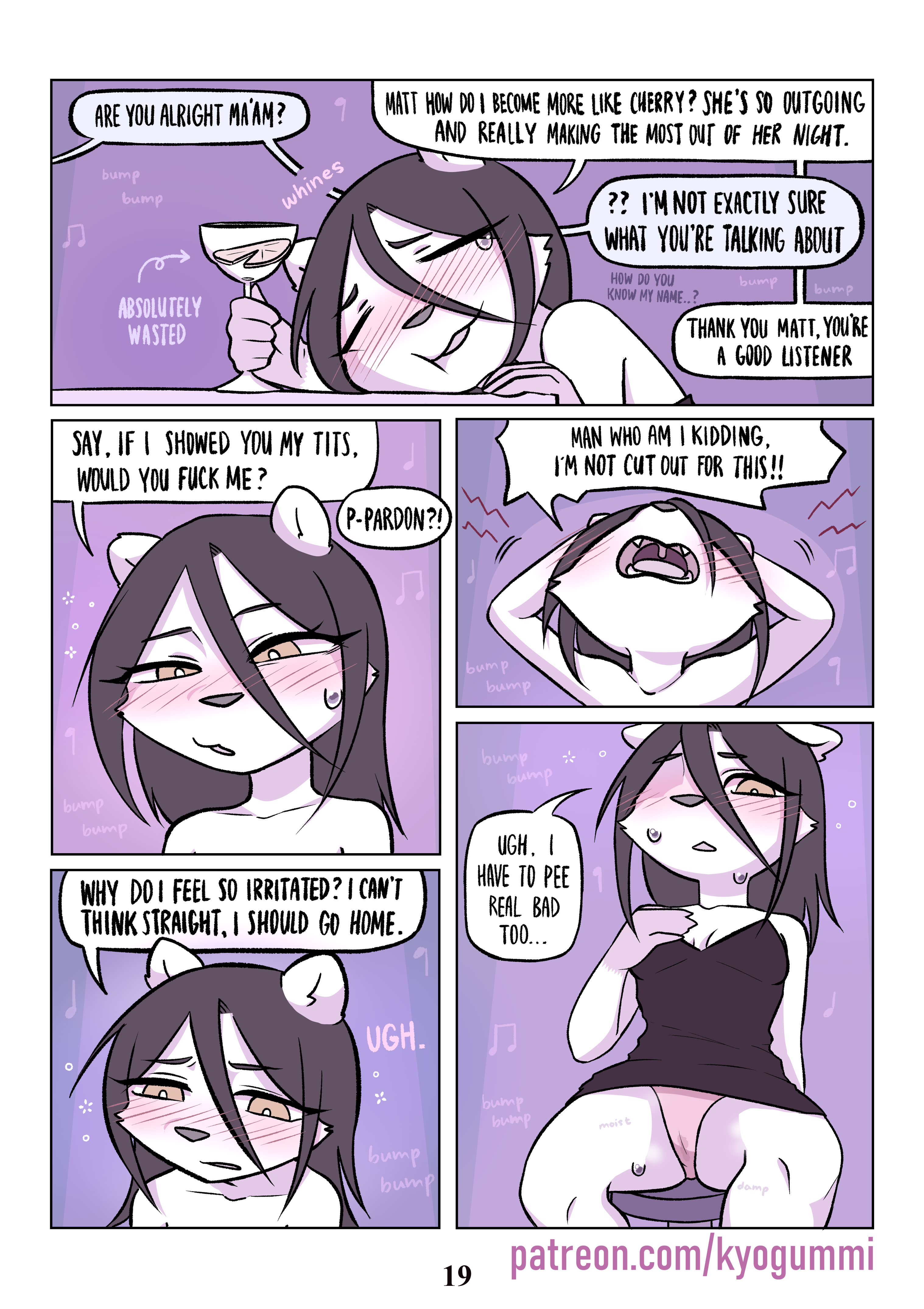 The Wolf and the Wallflower by kyogummi - page 20 of 20 - Furry Comics, Futanari