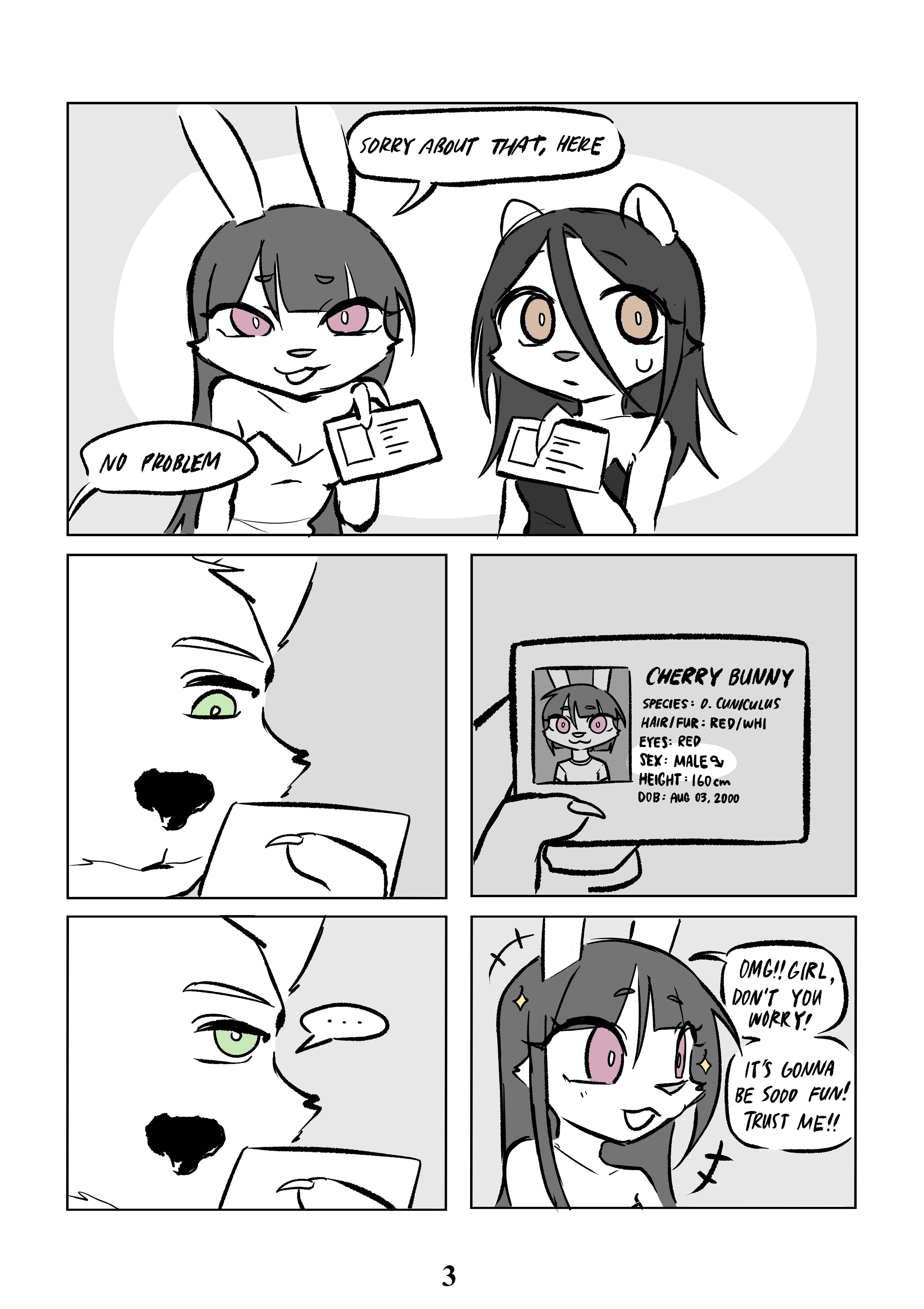 The Wolf and the Wallflower by kyogummi - page 4 of 19 - Furry Comics, Futanari