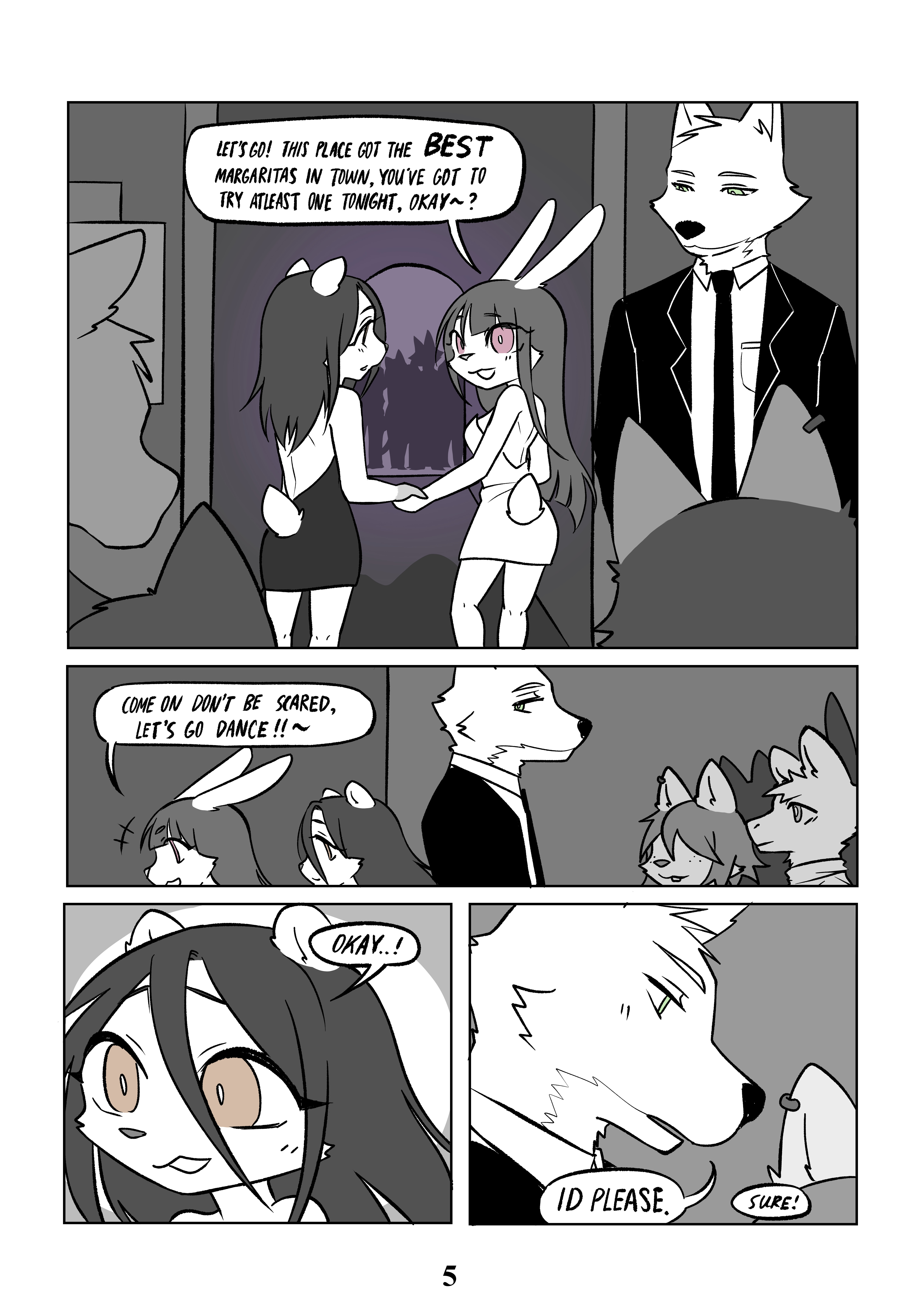 The Wolf and the Wallflower by kyogummi - page 6 of 19 - Furry Comics, Futanari