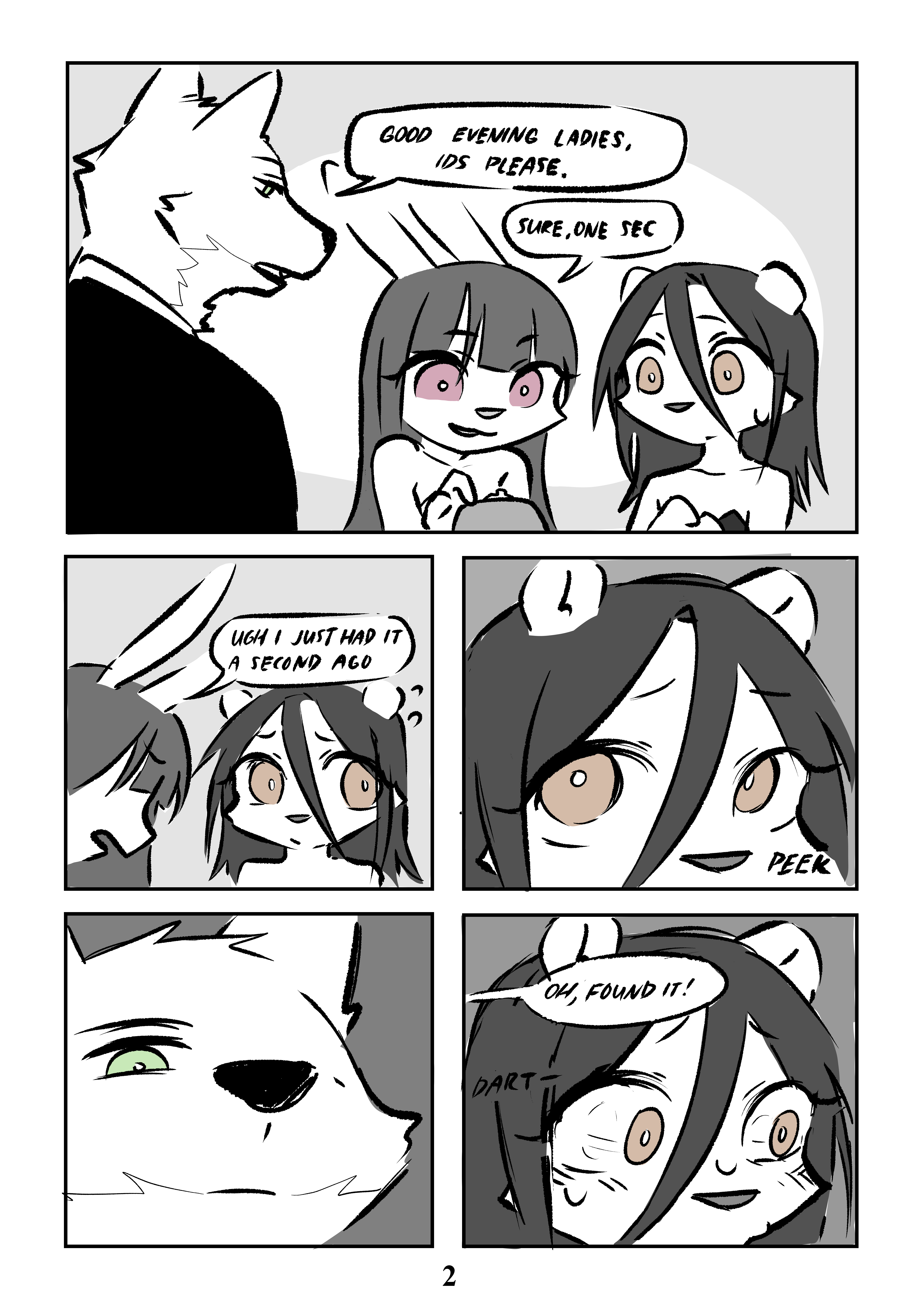 The Wolf and the Wallflower by kyogummi - page 3 of 19 - Furry Comics, Futanari