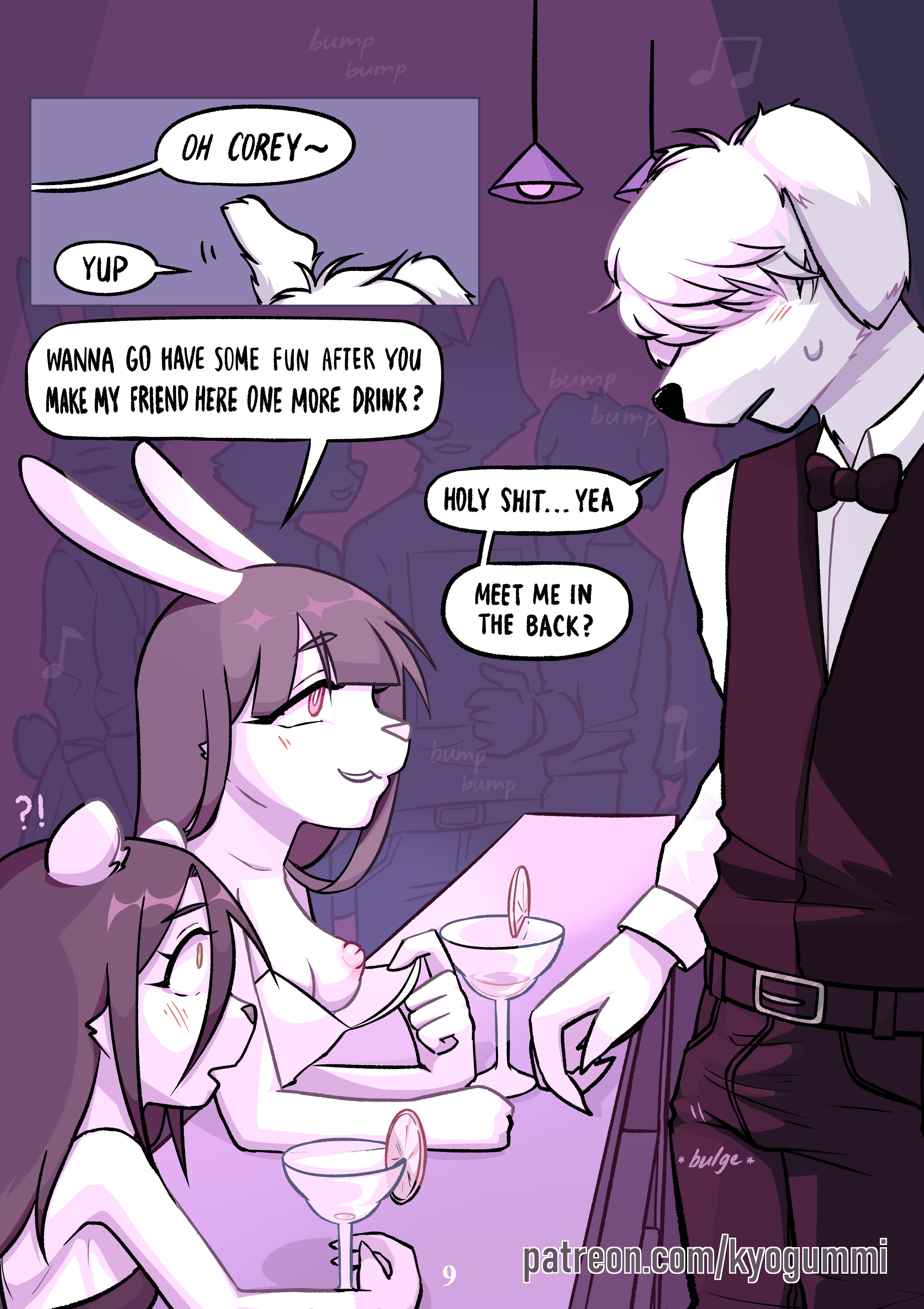 The Wolf and the Wallflower by kyogummi - page 10 of 19 - Furry Comics, Futanari