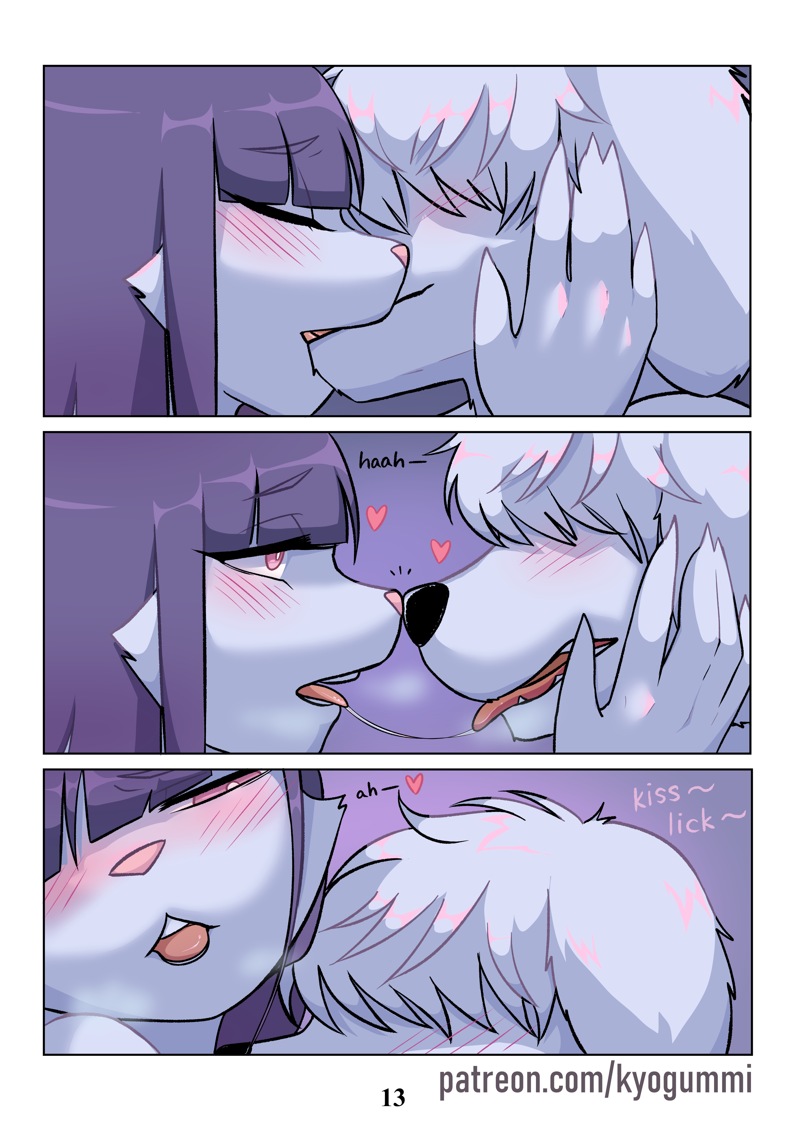 The Wolf and the Wallflower by kyogummi - page 14 of 19 - Furry Comics, Futanari