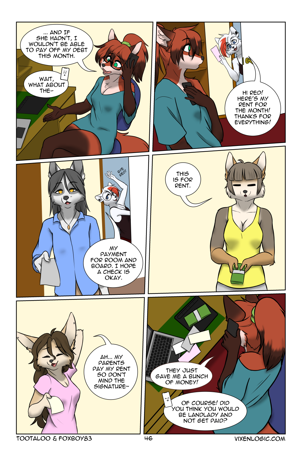 Vixen Logic by foxboy83 - page 47 of 131 - Furry Comics, Straight