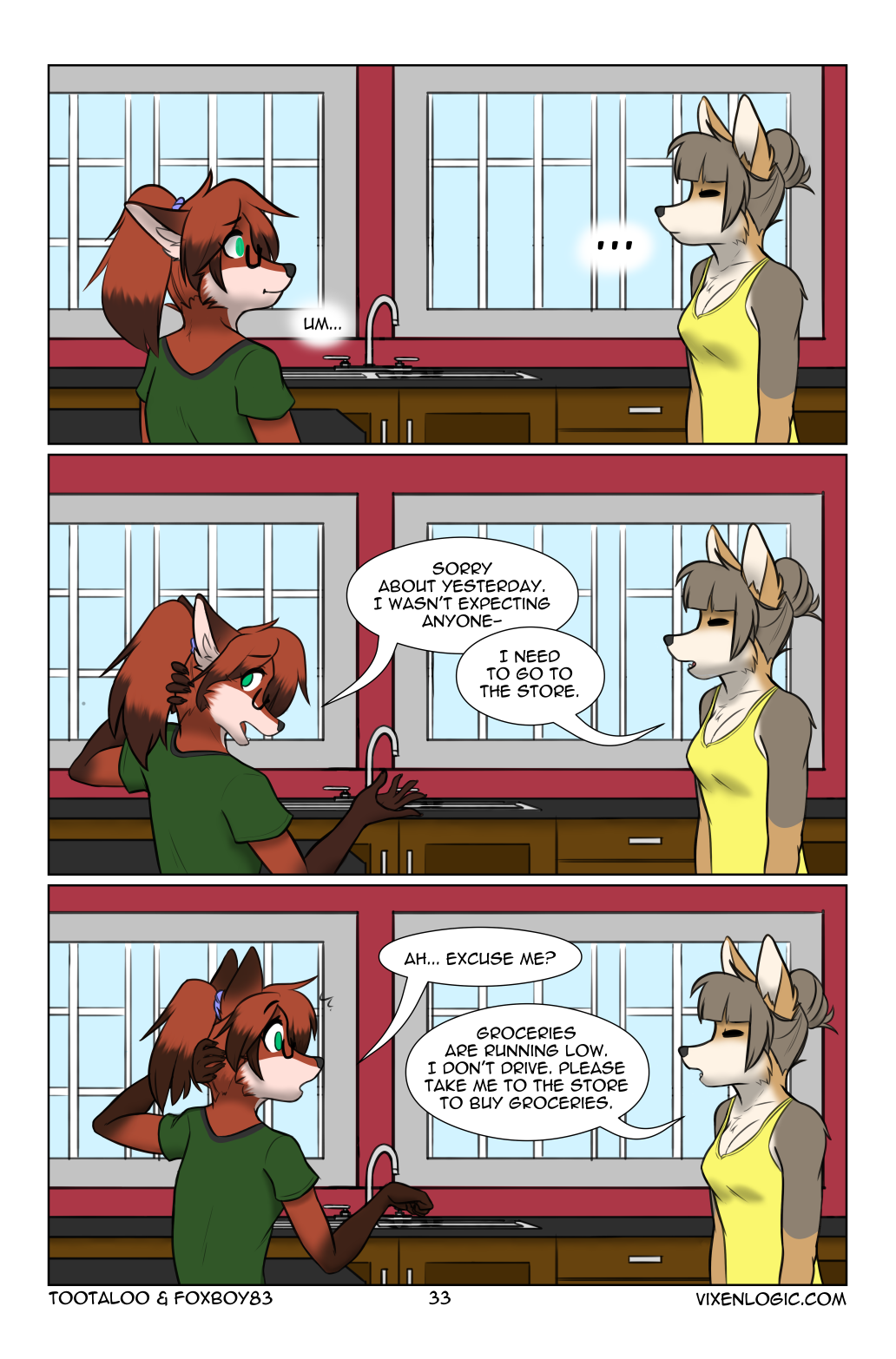 Vixen Logic by foxboy83 - page 34 of 131 - Furry Comics, Straight