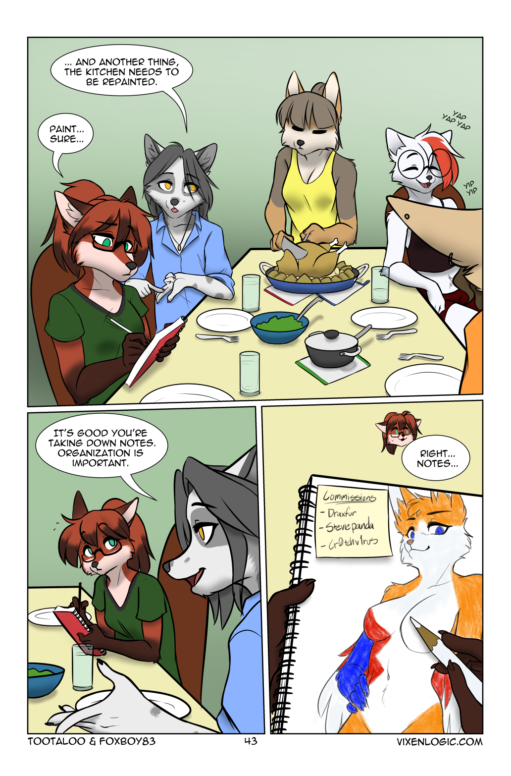 Vixen Logic by foxboy83 - page 44 of 131 - Furry Comics, Straight