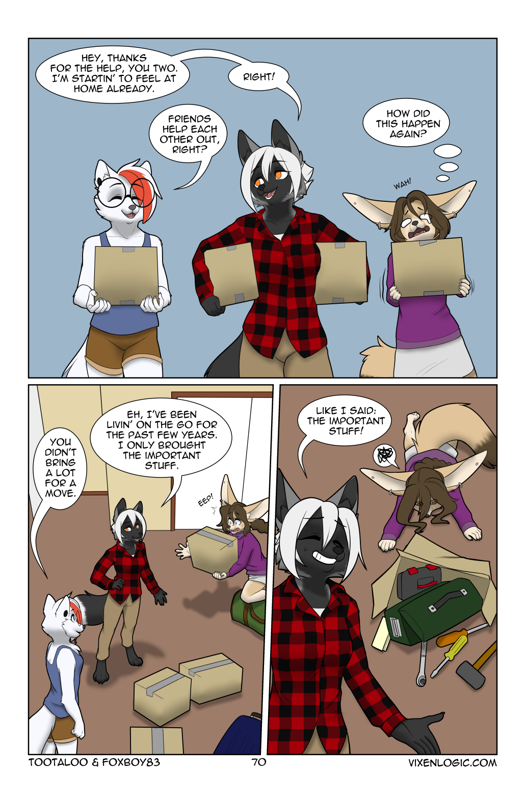 Vixen Logic by foxboy83 - page 71 of 131 - Furry Comics, Straight
