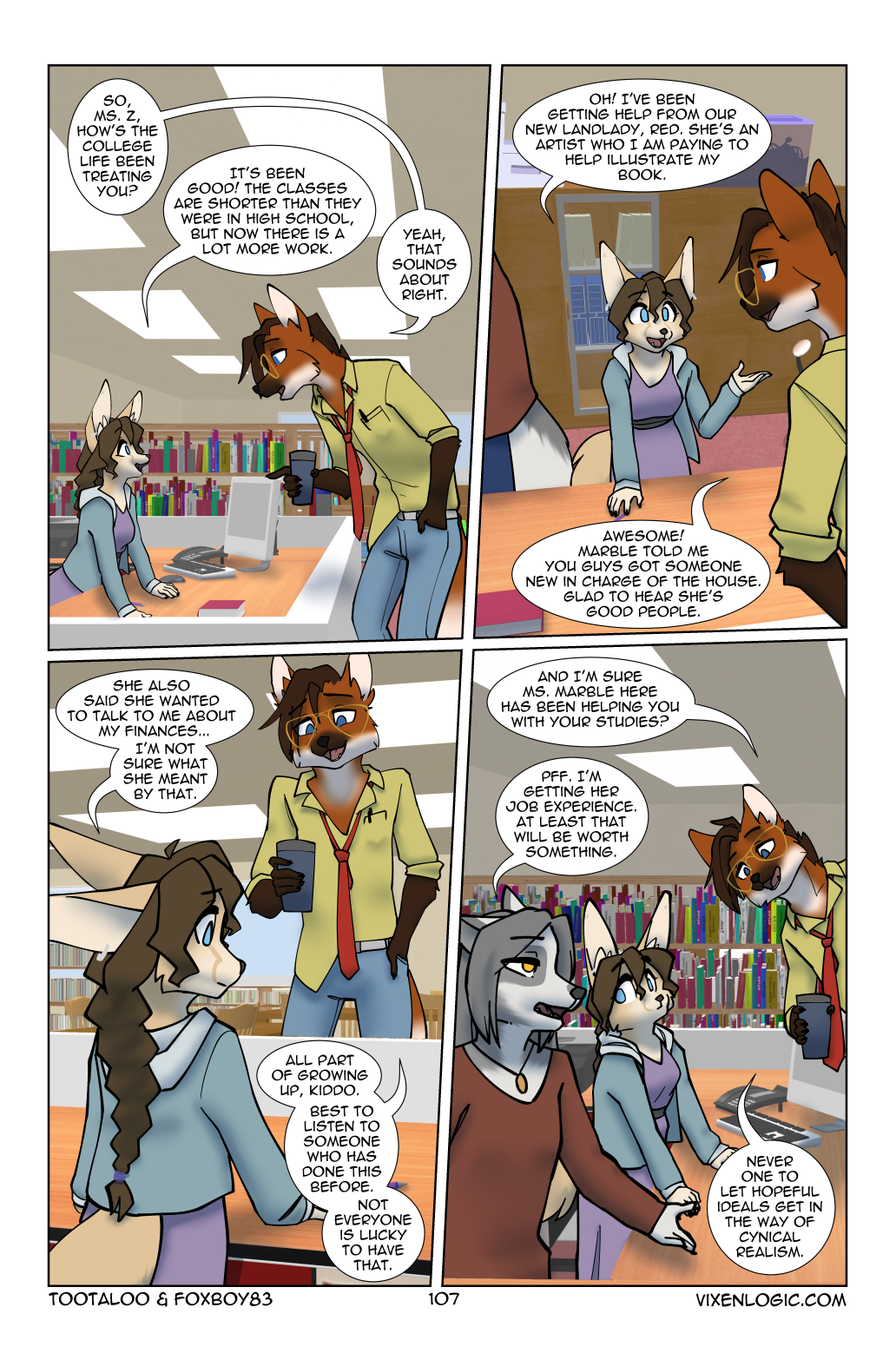 Vixen Logic by foxboy83 - page 109 of 131 - Furry Comics, Straight