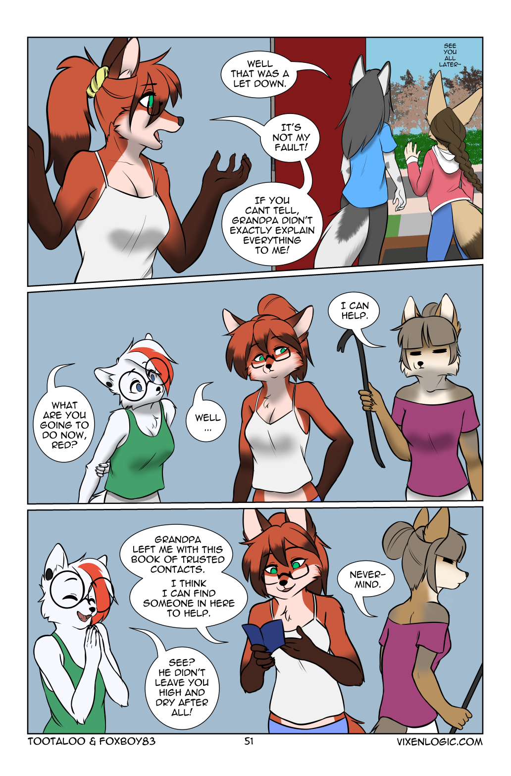 Vixen Logic by foxboy83 - page 52 of 131 - Furry Comics, Straight