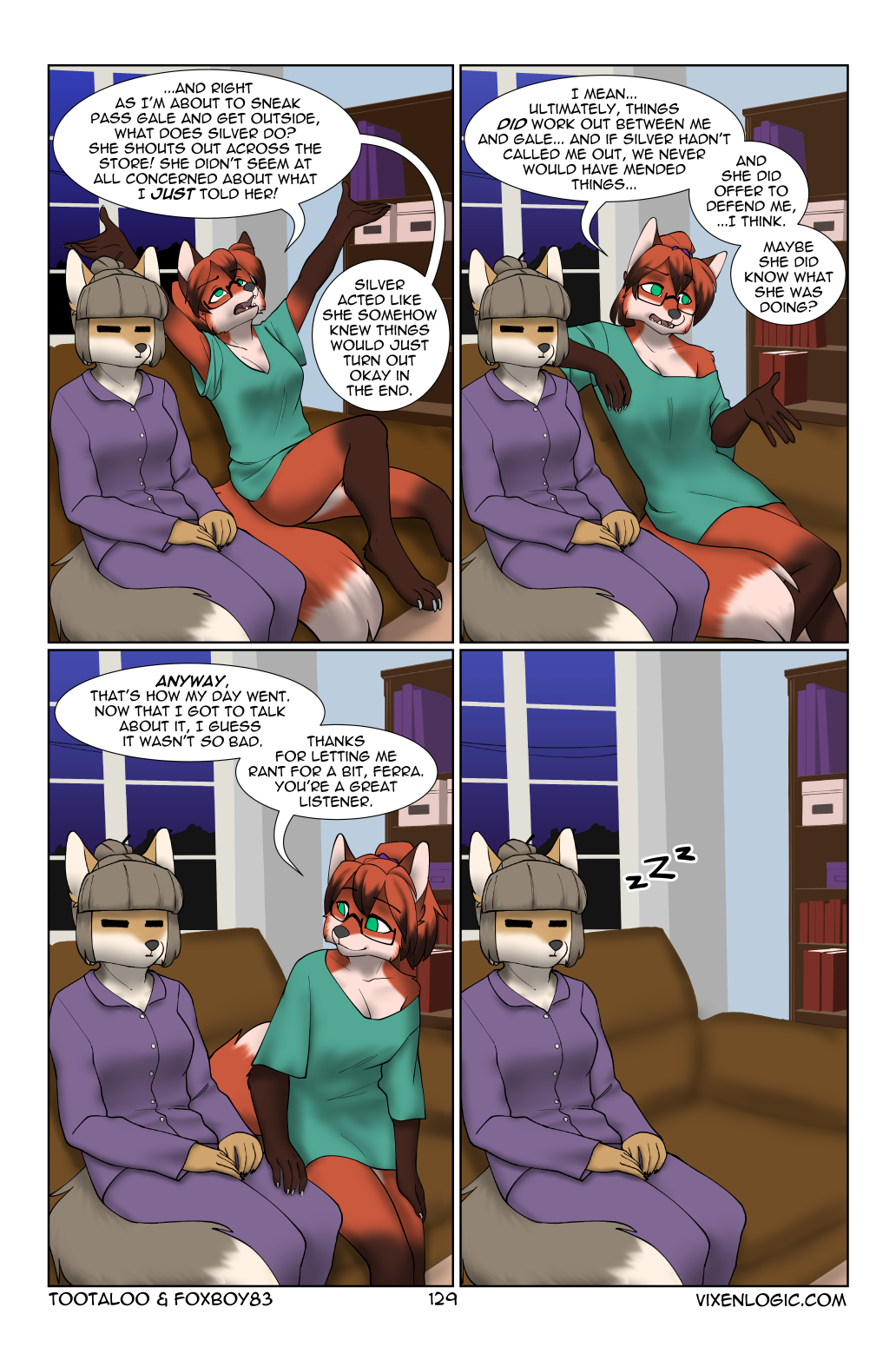 Vixen Logic by foxboy83 - page 131 of 131 - Furry Comics, Straight