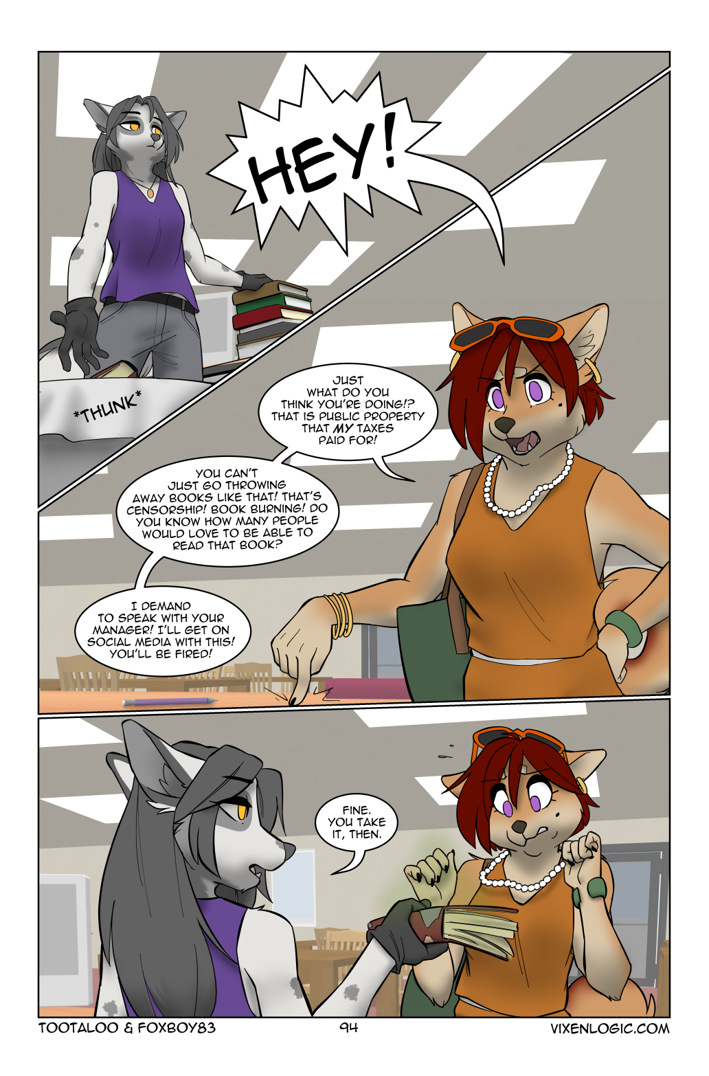 Vixen Logic by foxboy83 - page 95 of 131 - Furry Comics, Straight