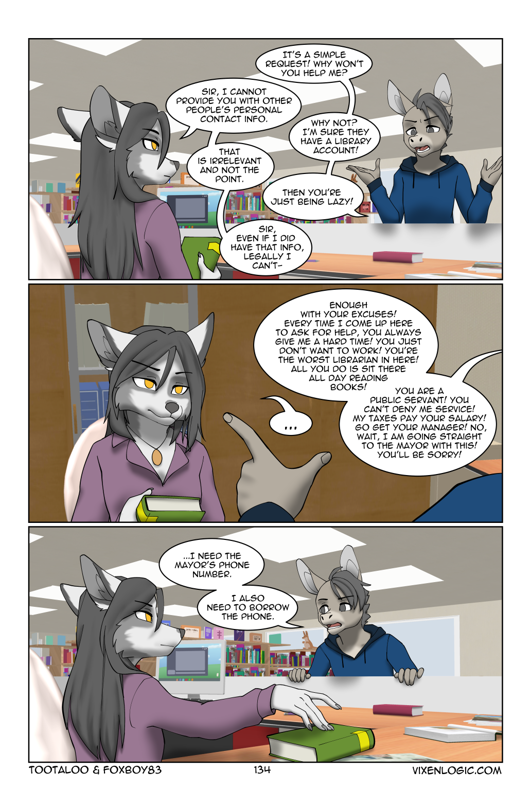 Vixen Logic by foxboy83 - page 136 of 136 - Furry Comics, Straight