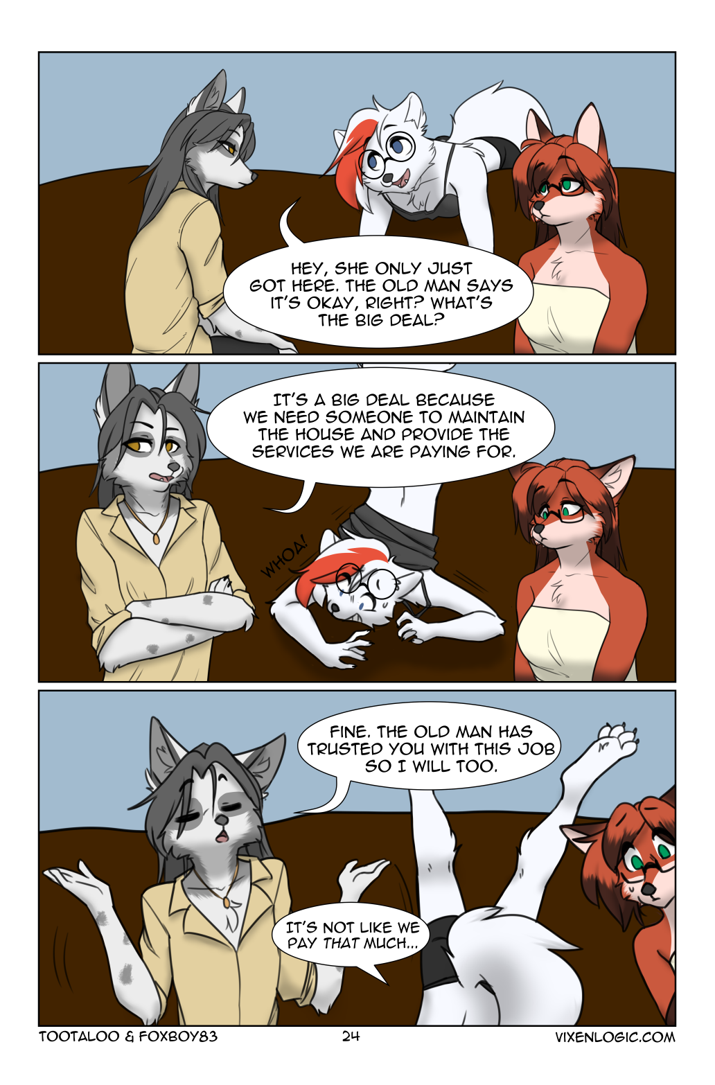 Vixen Logic by foxboy83 - page 25 of 131 - Furry Comics, Straight