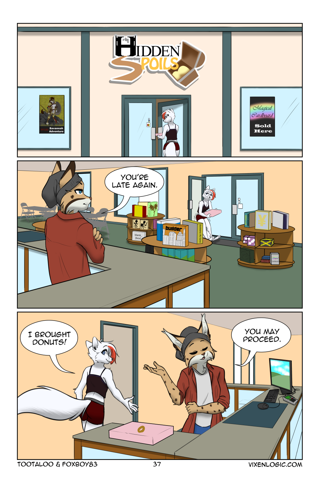 Vixen Logic by foxboy83 - page 38 of 131 - Furry Comics, Straight