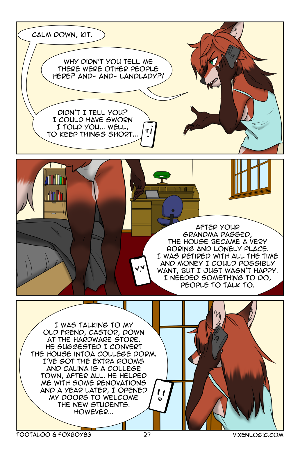 Vixen Logic by foxboy83 - page 28 of 131 - Furry Comics, Straight