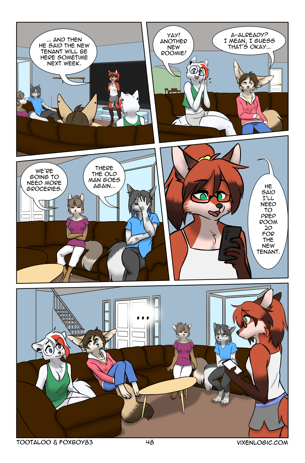 Vixen Logic by foxboy83 - page 49 of 131 - Furry Comics, Straight