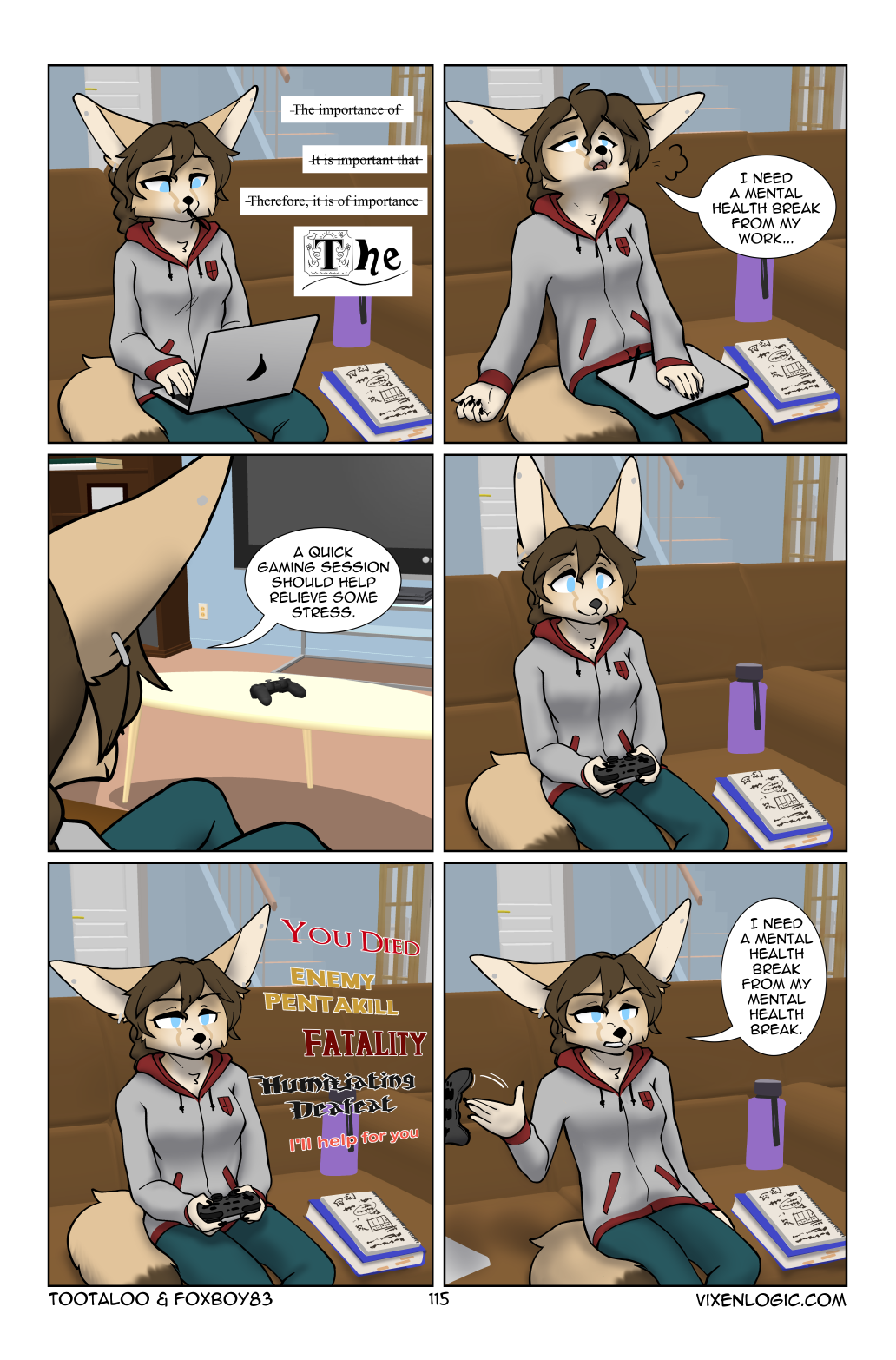 Vixen Logic by foxboy83 - page 117 of 131 - Furry Comics, Straight