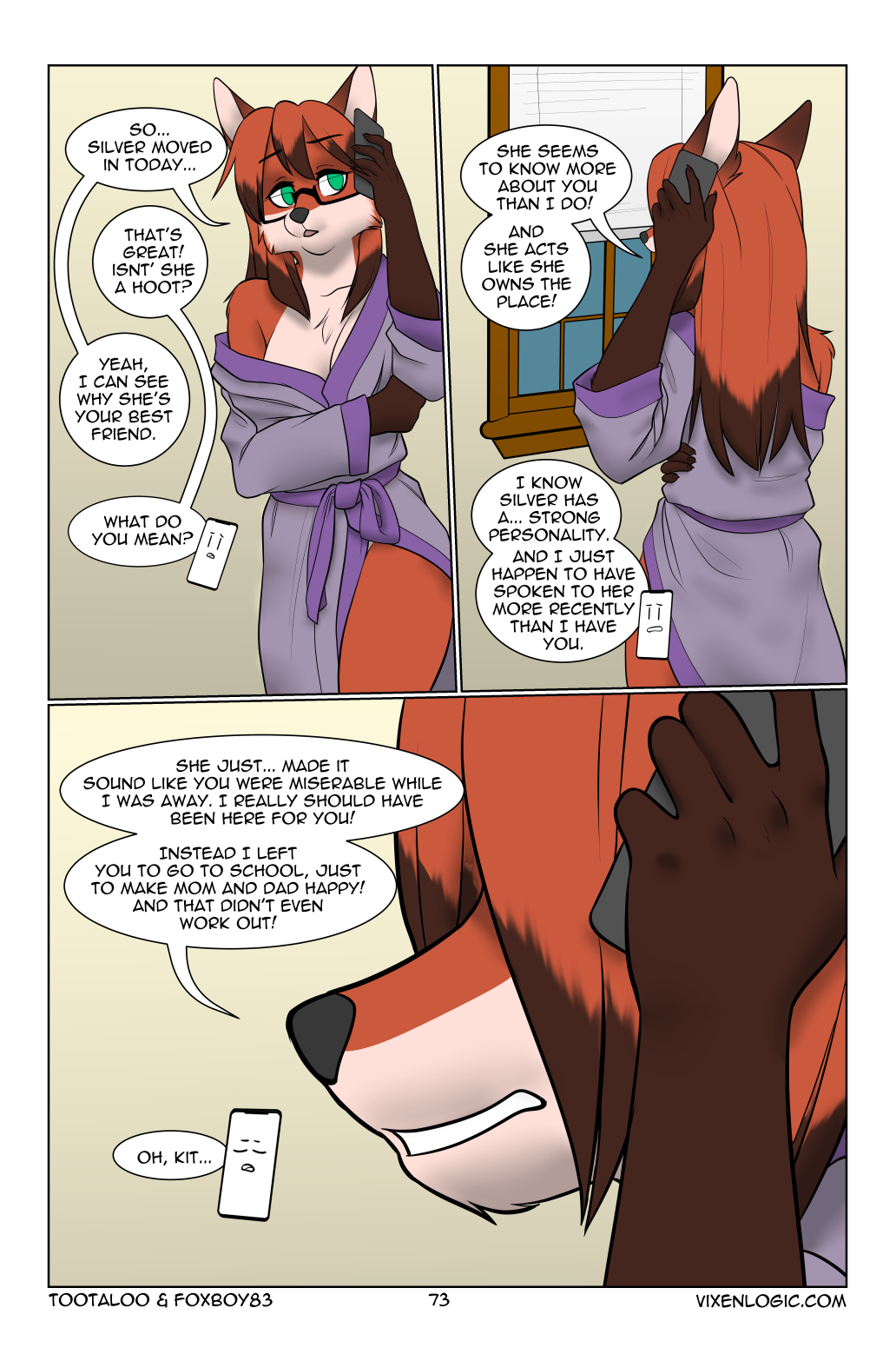 Vixen Logic by foxboy83 - page 74 of 131 - Furry Comics, Straight