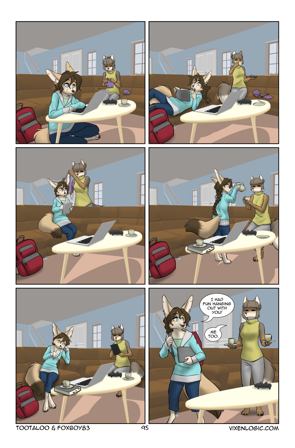 Vixen Logic by foxboy83 - page 96 of 131 - Furry Comics, Straight