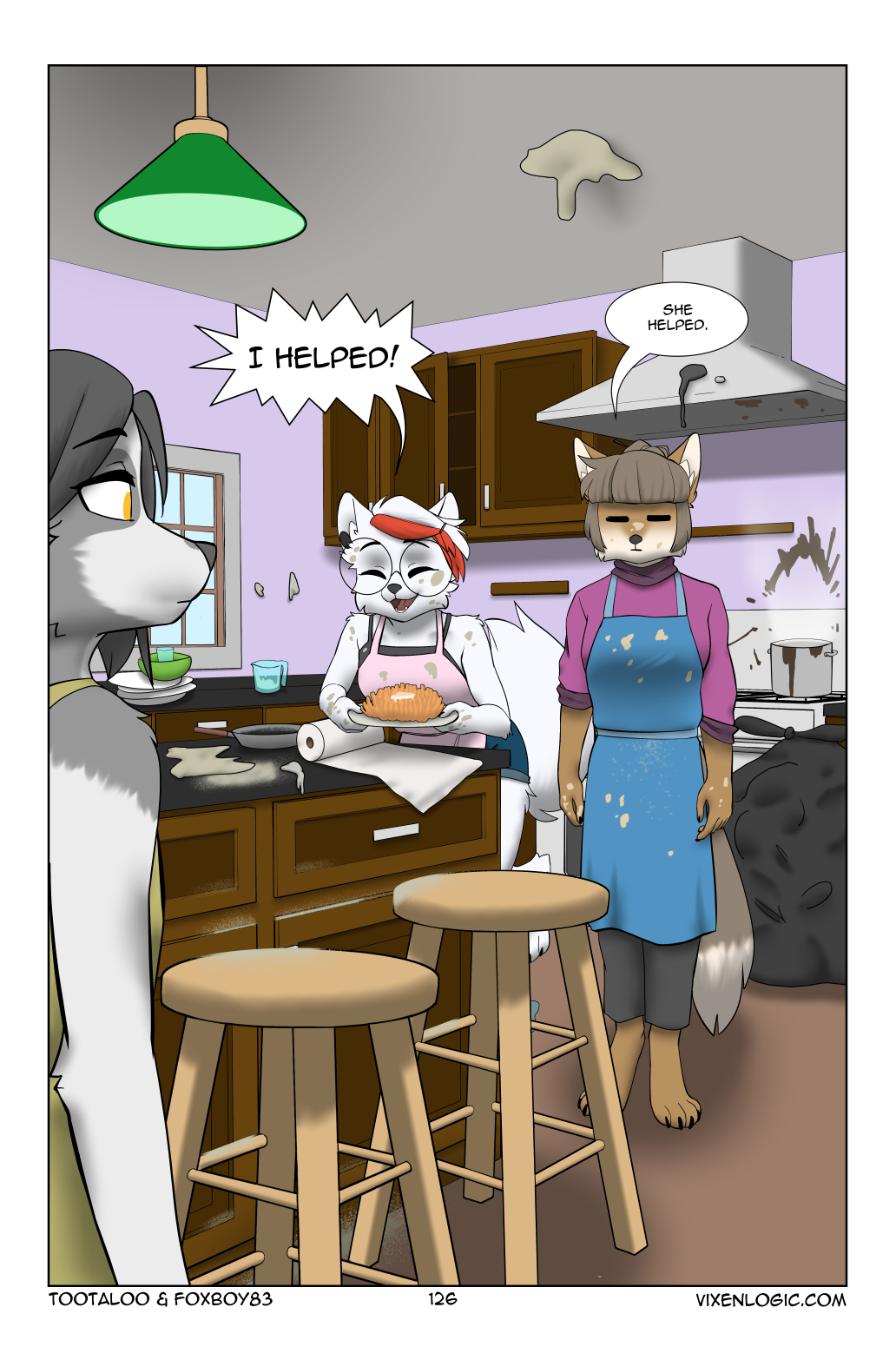 Vixen Logic by foxboy83 - page 128 of 131 - Furry Comics, Straight