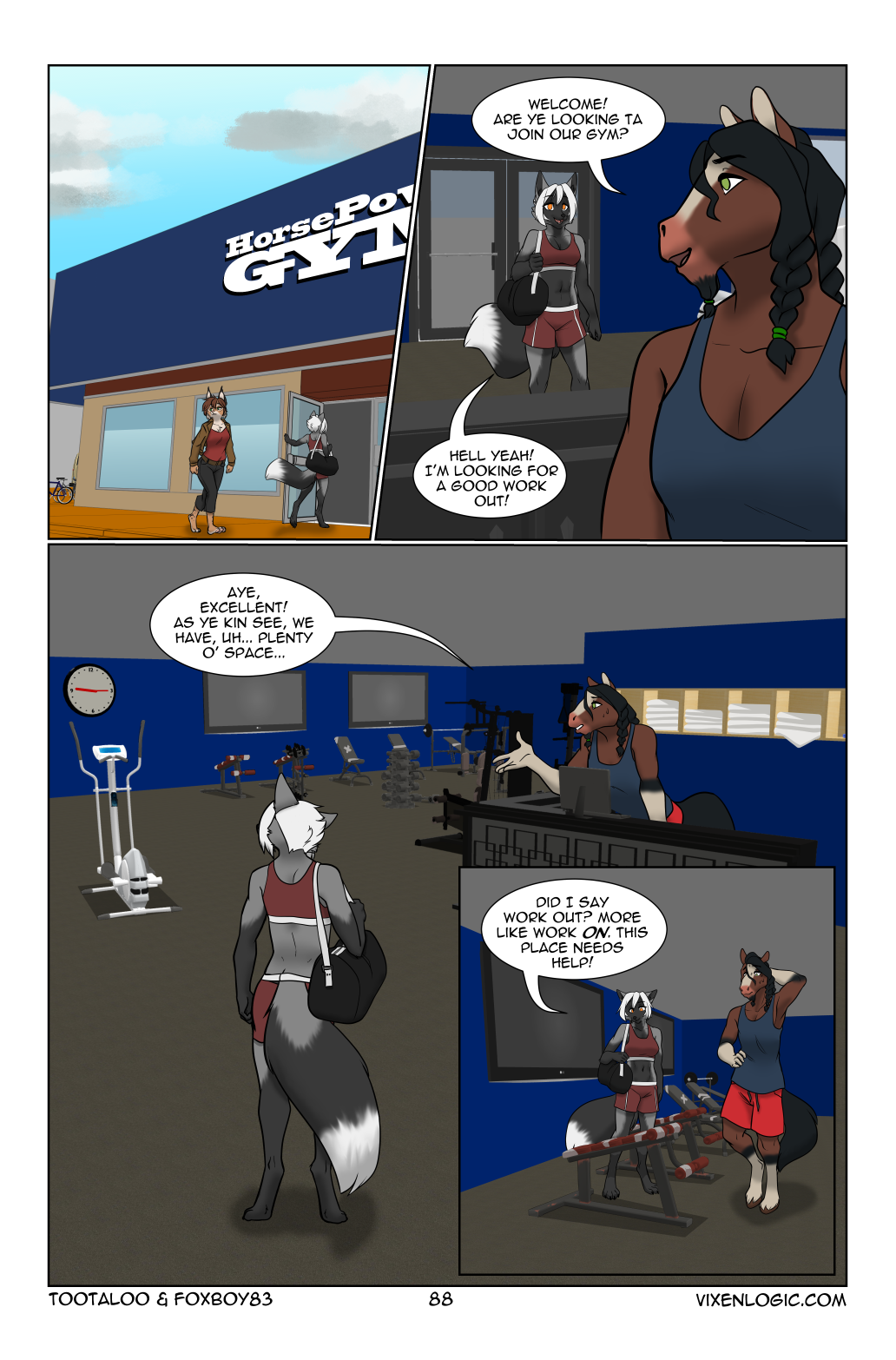 Vixen Logic by foxboy83 - page 89 of 131 - Furry Comics, Straight