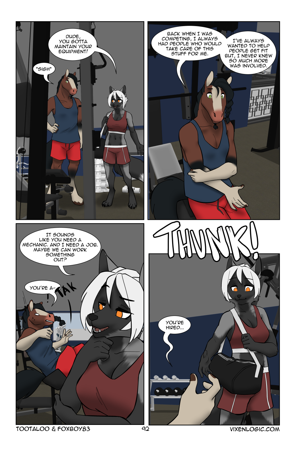 Vixen Logic by foxboy83 - page 93 of 131 - Furry Comics, Straight