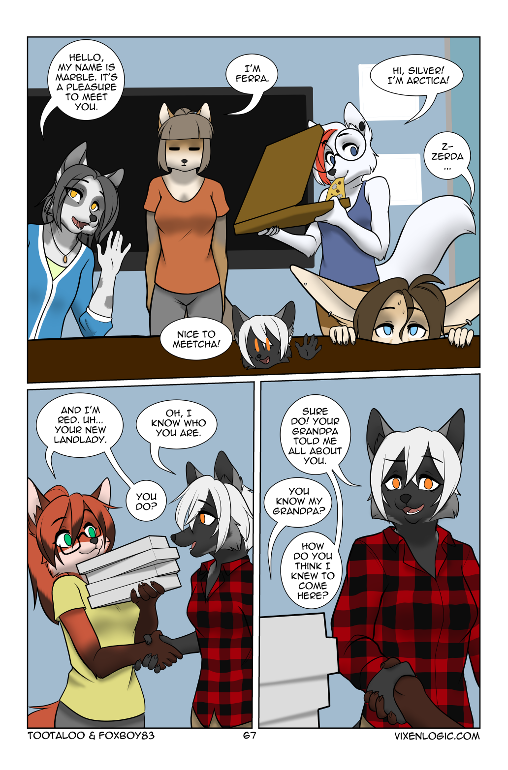 Vixen Logic by foxboy83 - page 68 of 131 - Furry Comics, Straight