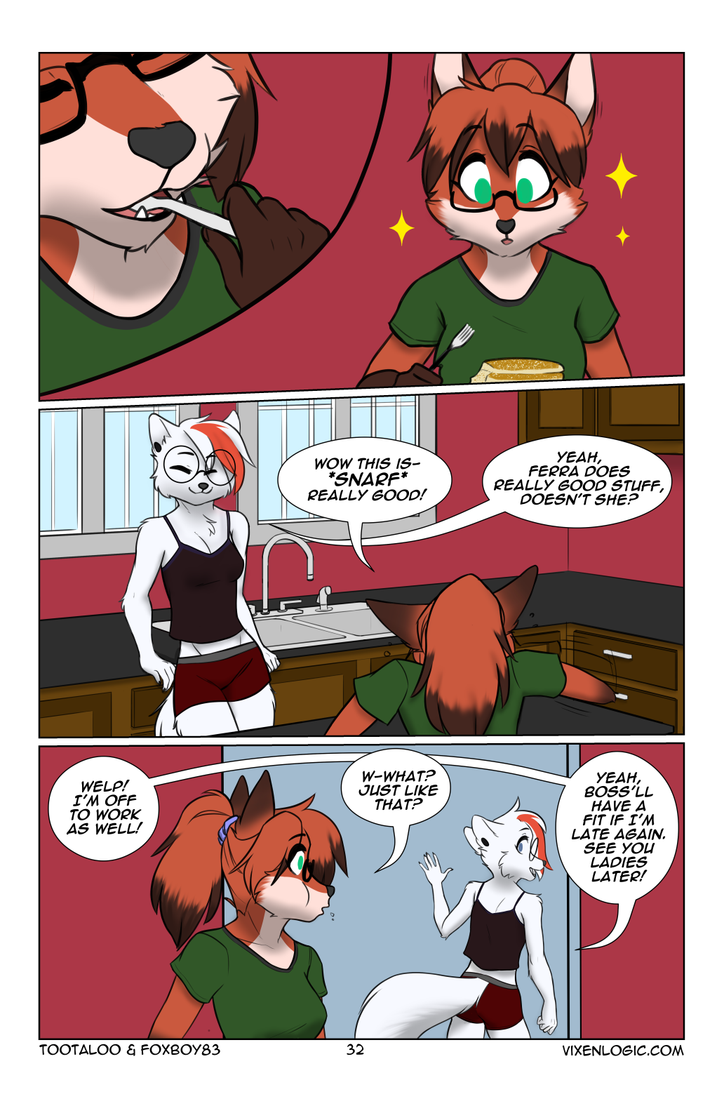 Vixen Logic by foxboy83 - page 33 of 131 - Furry Comics, Straight