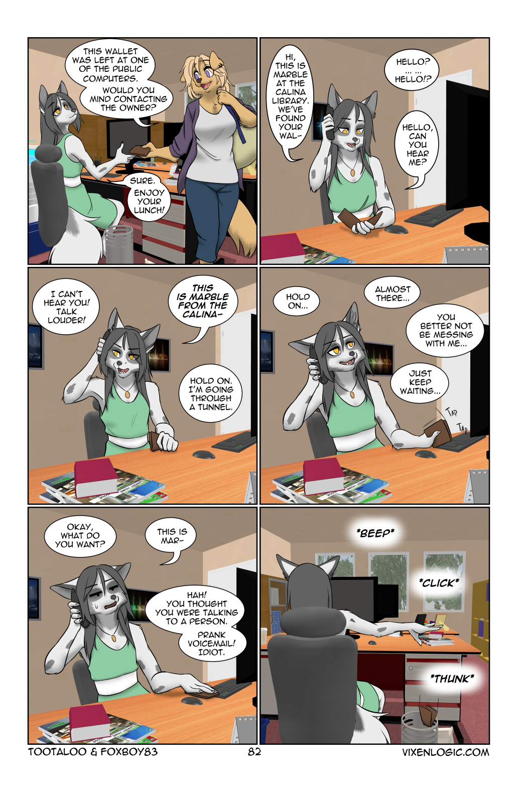 Vixen Logic by foxboy83 - page 83 of 131 - Furry Comics, Straight