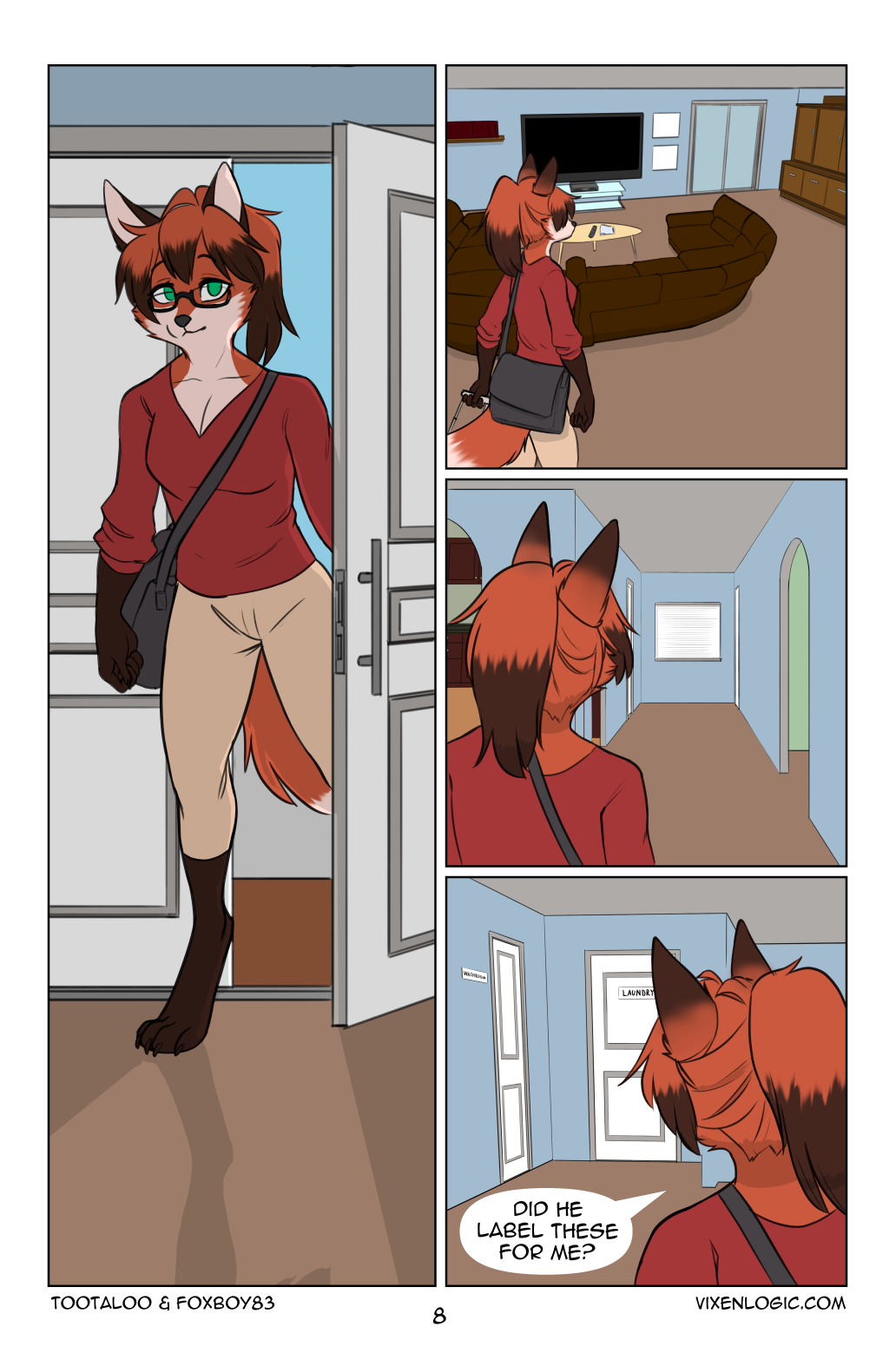 Vixen Logic by foxboy83 - page 9 of 131 - Furry Comics, Straight
