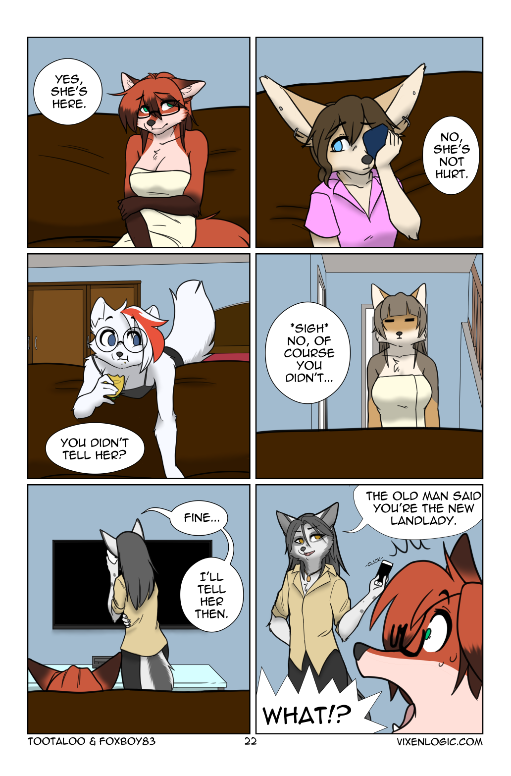Vixen Logic by foxboy83 - page 23 of 131 - Furry Comics, Straight