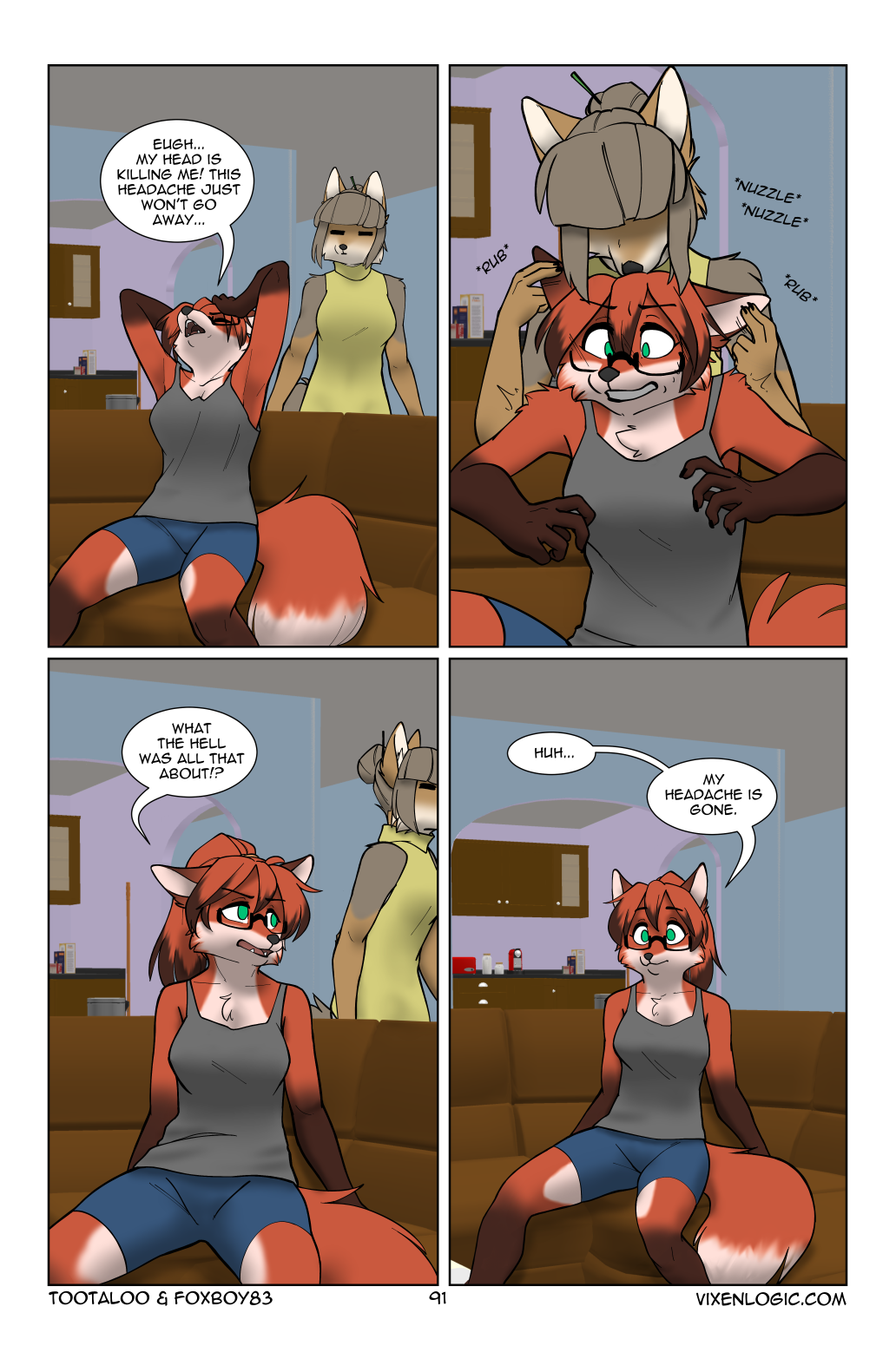 Vixen Logic by foxboy83 - page 92 of 131 - Furry Comics, Straight