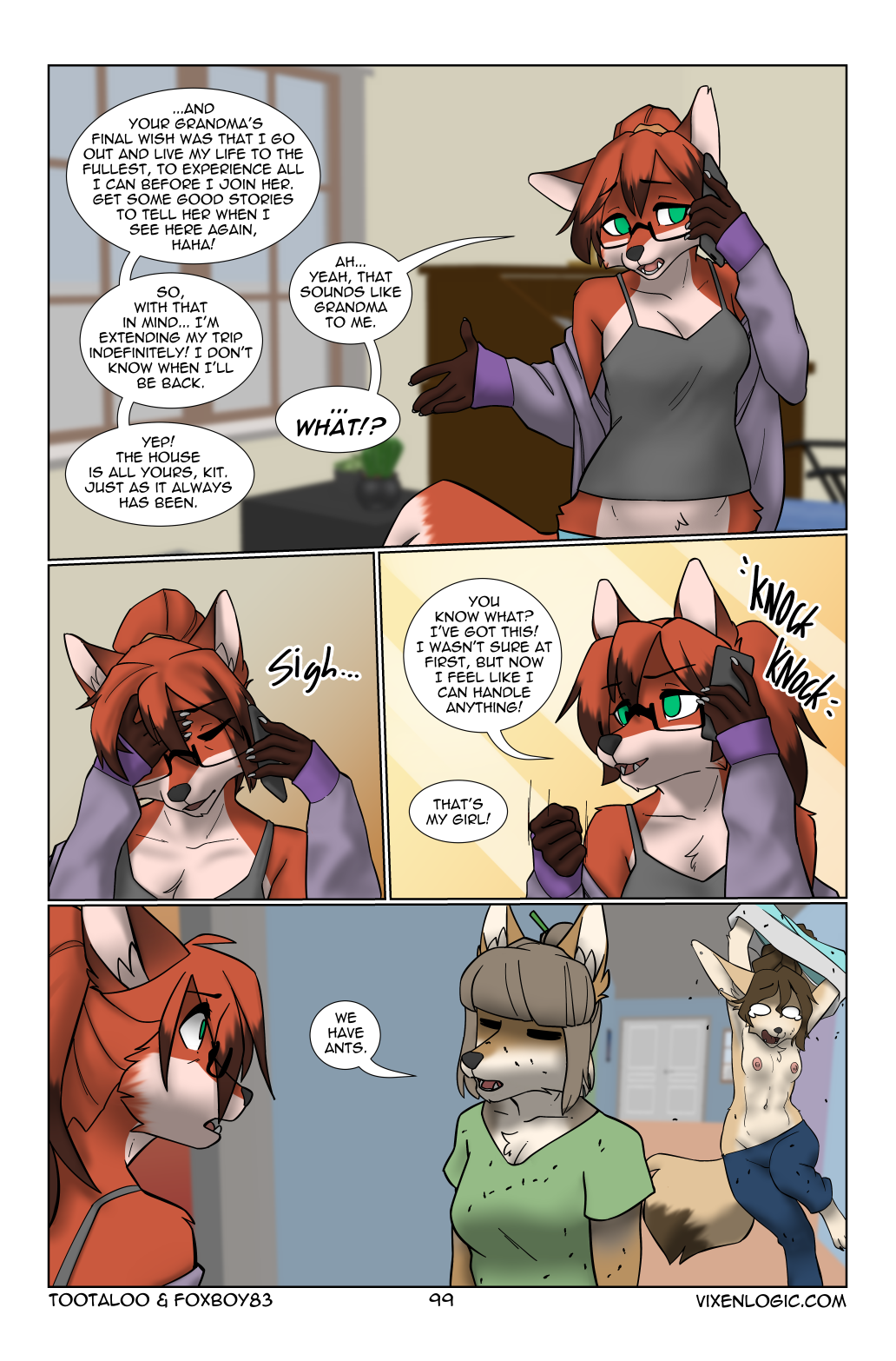 Vixen Logic by foxboy83 - page 101 of 131 - Furry Comics, Straight