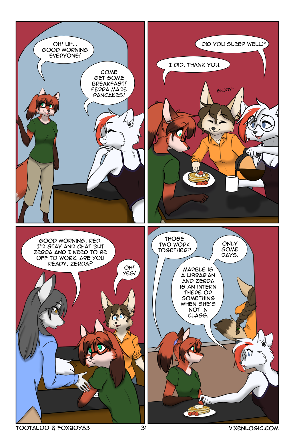 Vixen Logic by foxboy83 - page 32 of 131 - Furry Comics, Straight
