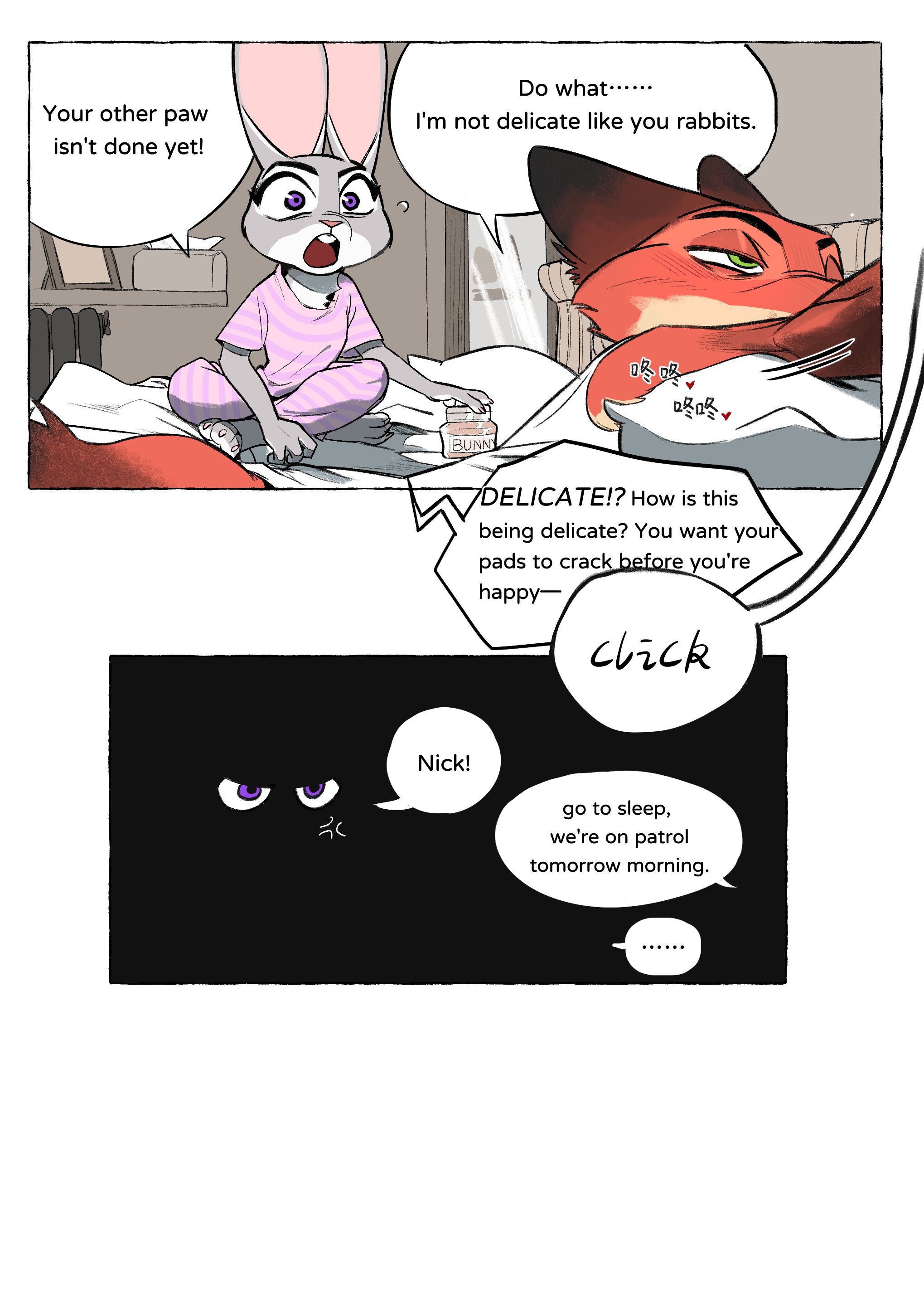WildeHopps Cohabitation by butterfish8199 - page 3 of 6 - Furry Comics, Straight, Parody: Zootopia